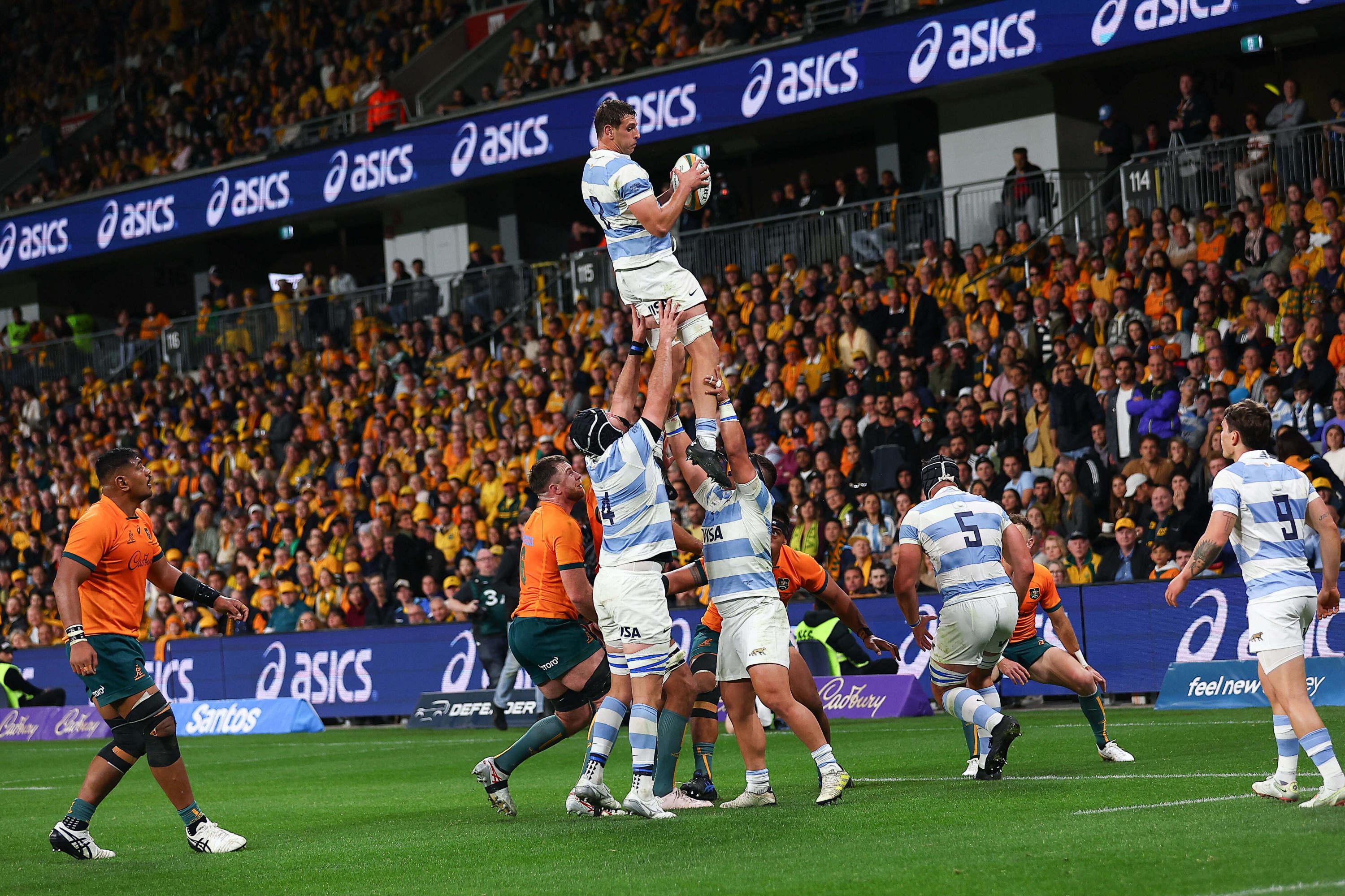 Rugby Champioship : l'Argentine avec une deuxième-ligne Lavanini-Petti contre l'Australie