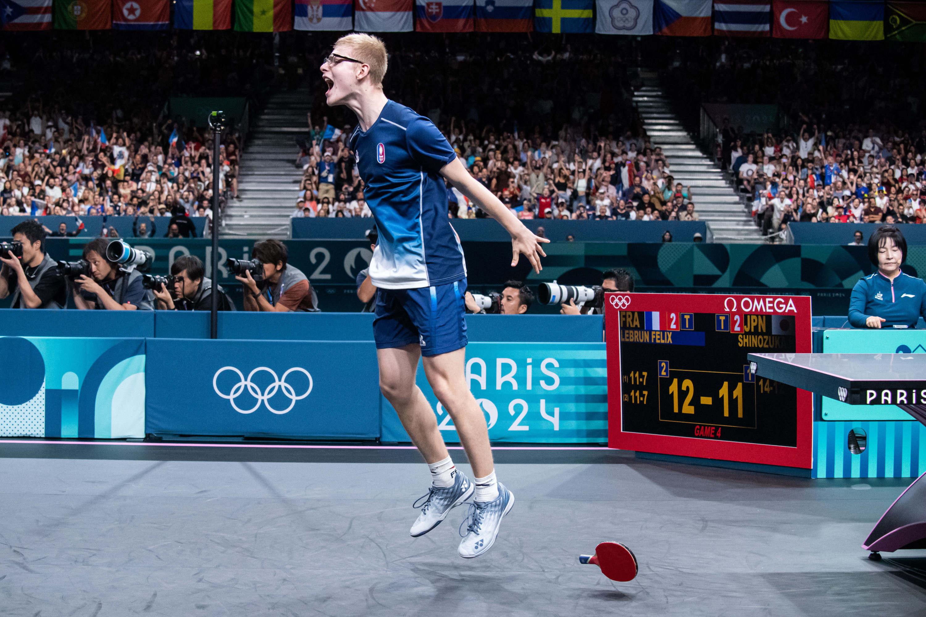 Tennis de table : Félix Lebrun s'incline en huitième de finale lors du tournoi de Pékin