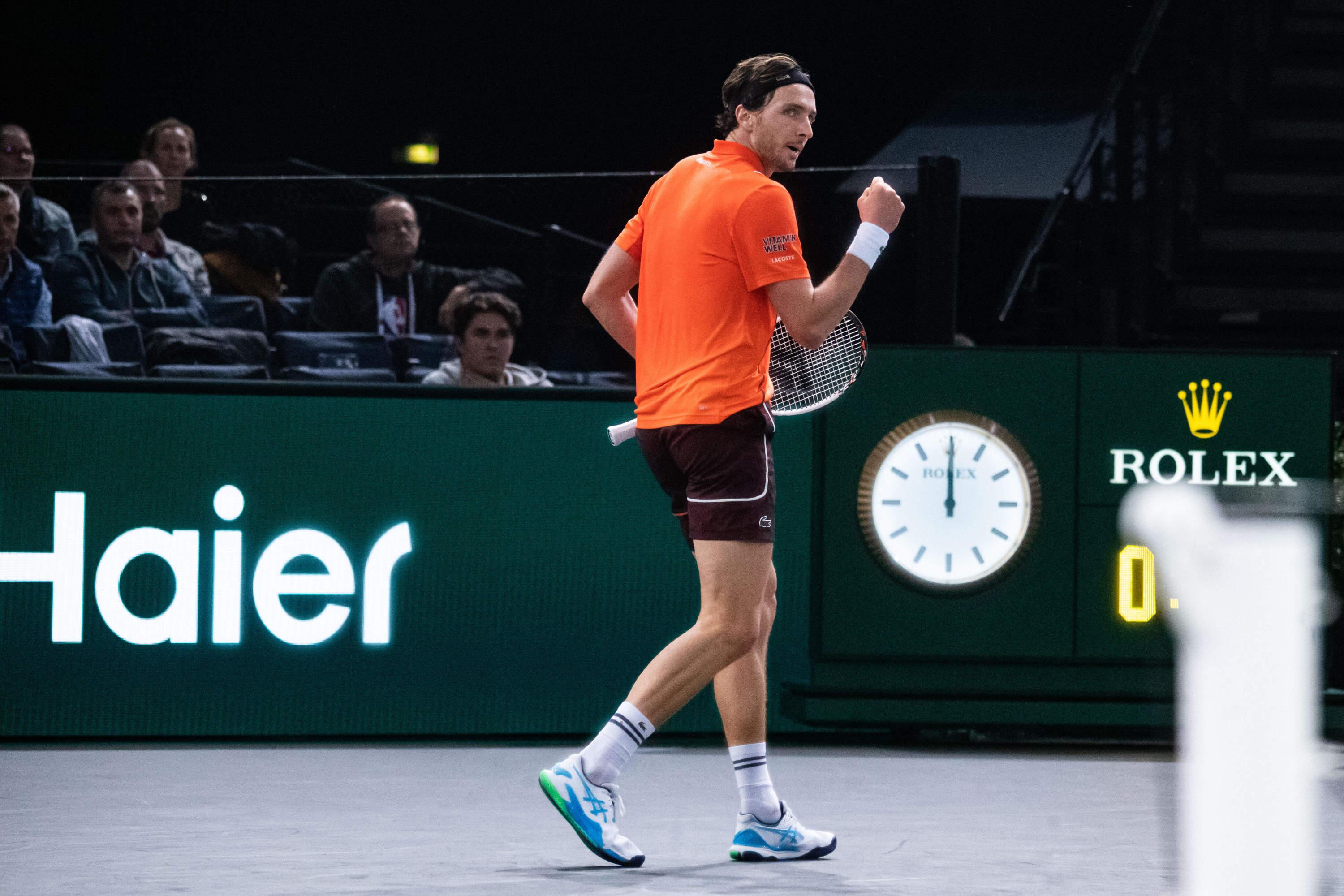 Rolex Paris Masters : «cet extra shot d'énergie du public, c'est un plus énorme», savoure Rinderknech en 8es de finale