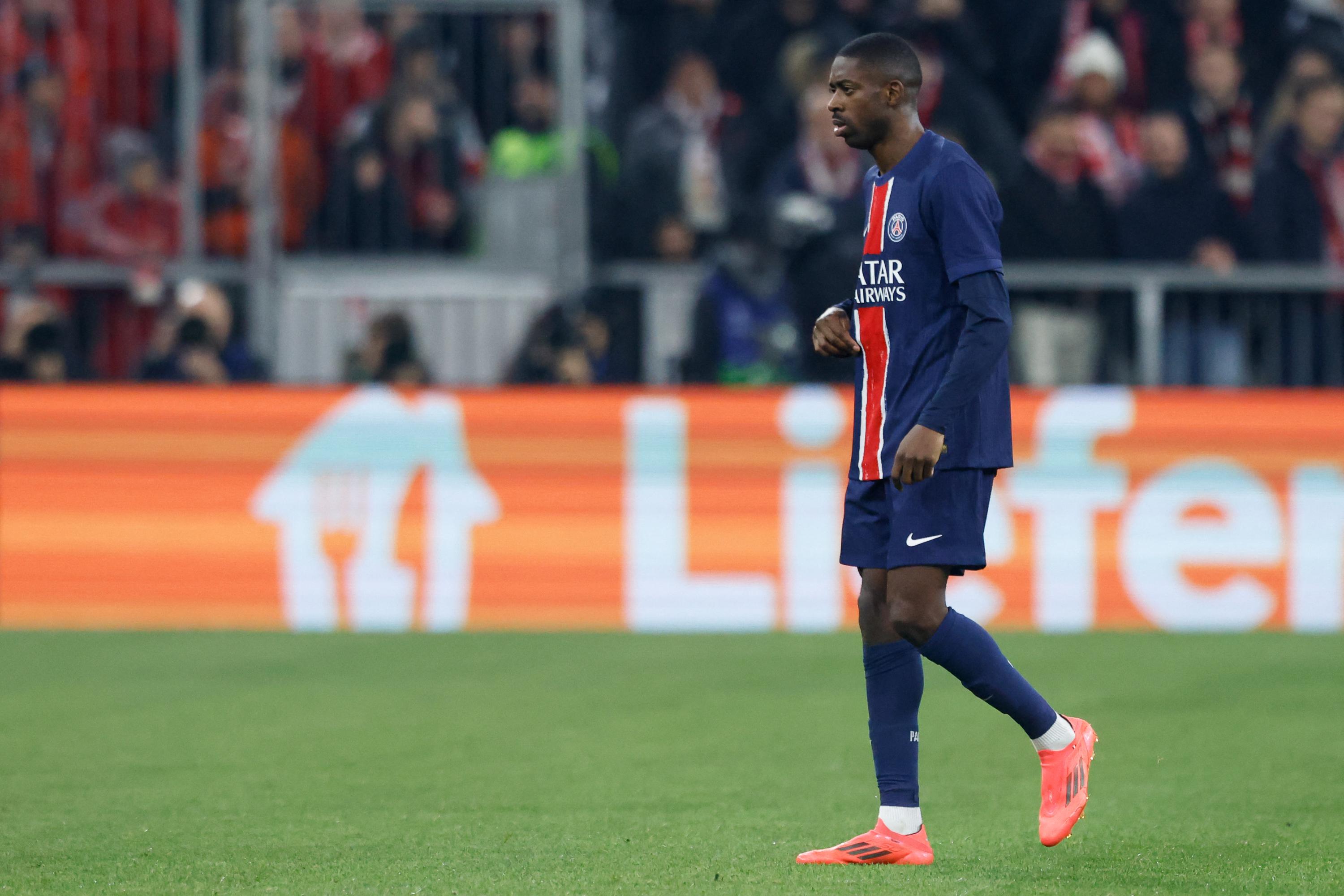 PSG : le carton rouge de Dembélé à Munich en vidéo