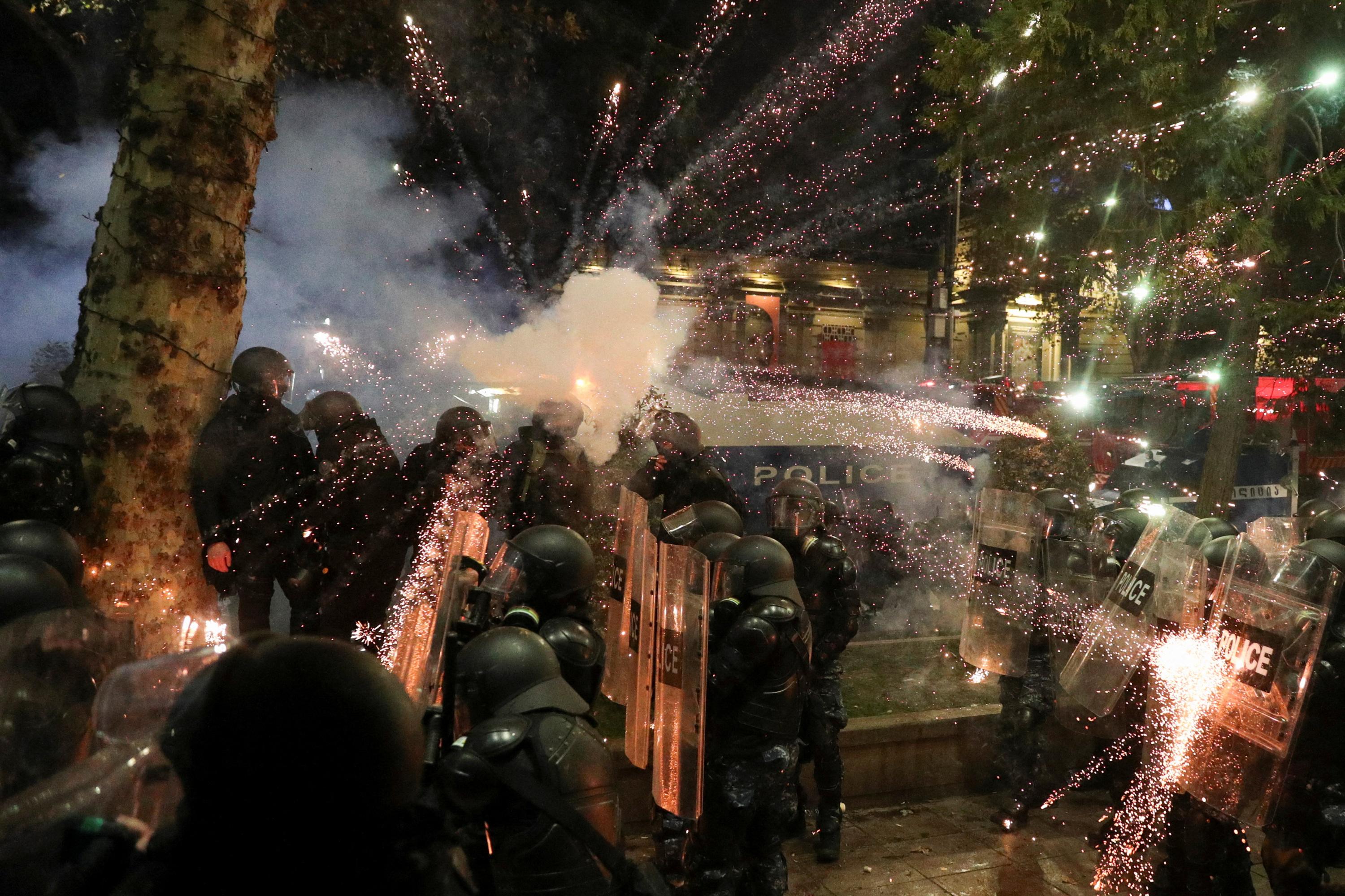 Géorgie: 107 manifestants interpellés lors du rassemblement pro-européen