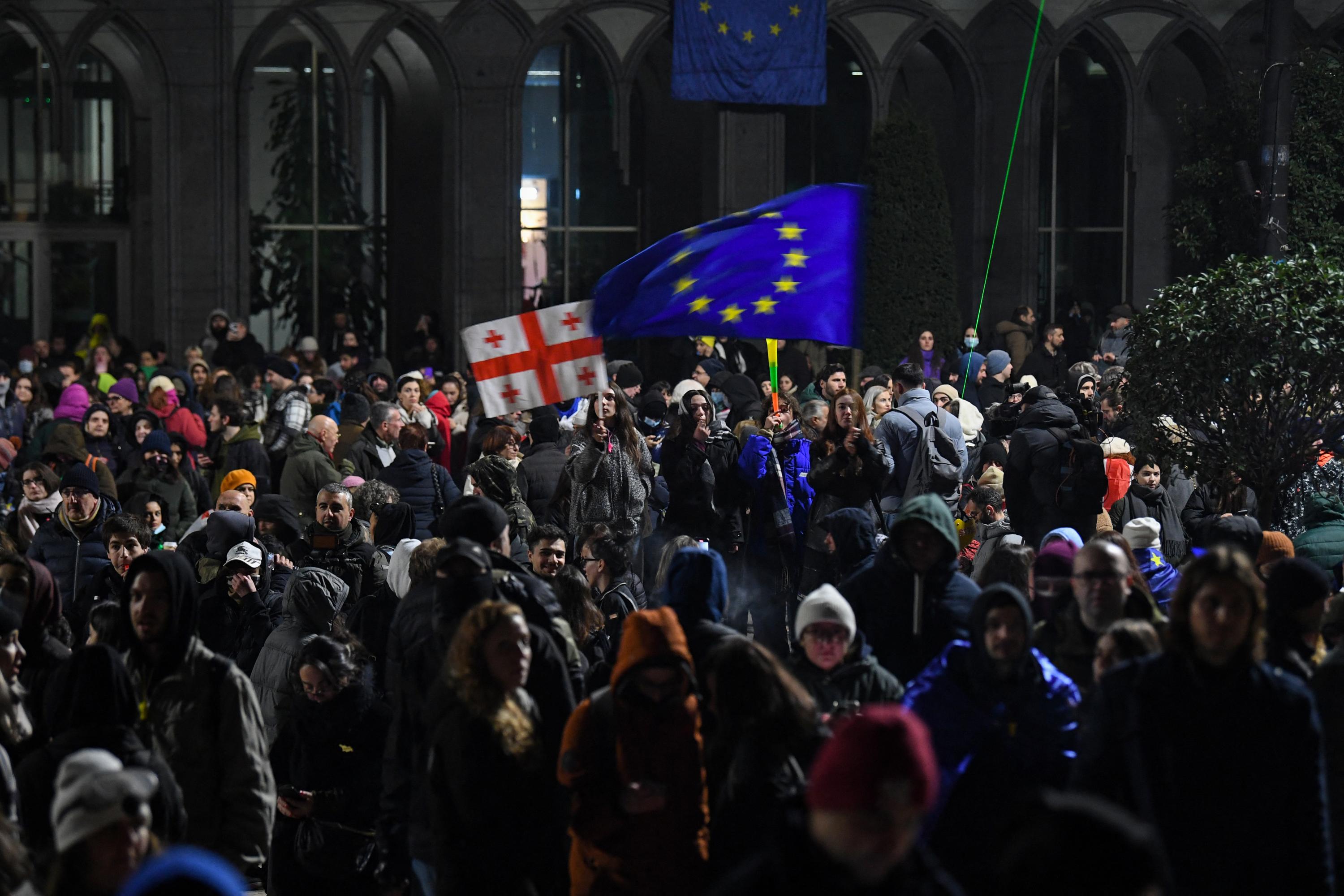 Manifestations en Géorgie : l’Union européenne se contente du service minimum