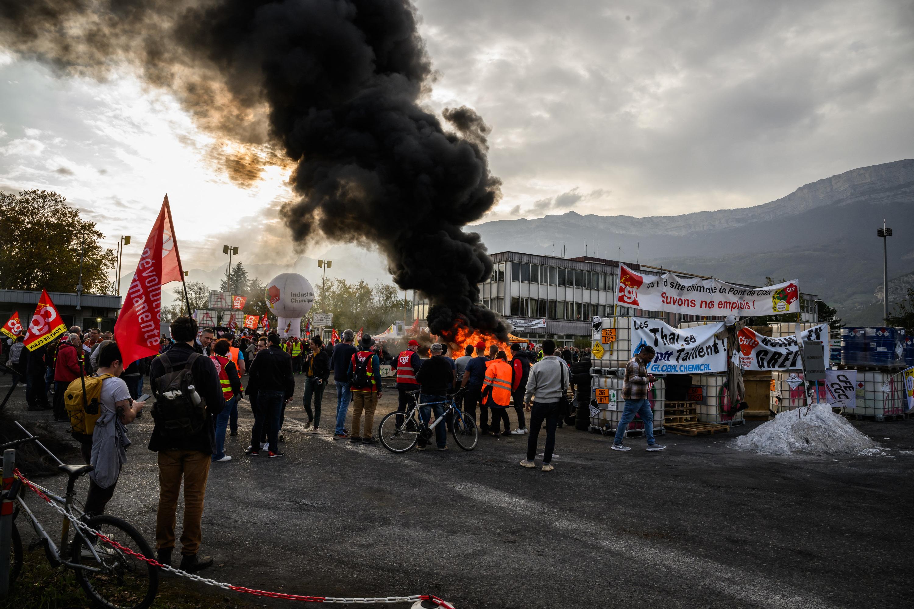 Grève à Vencorex : deux syndicats acceptent une «fin de conflit»