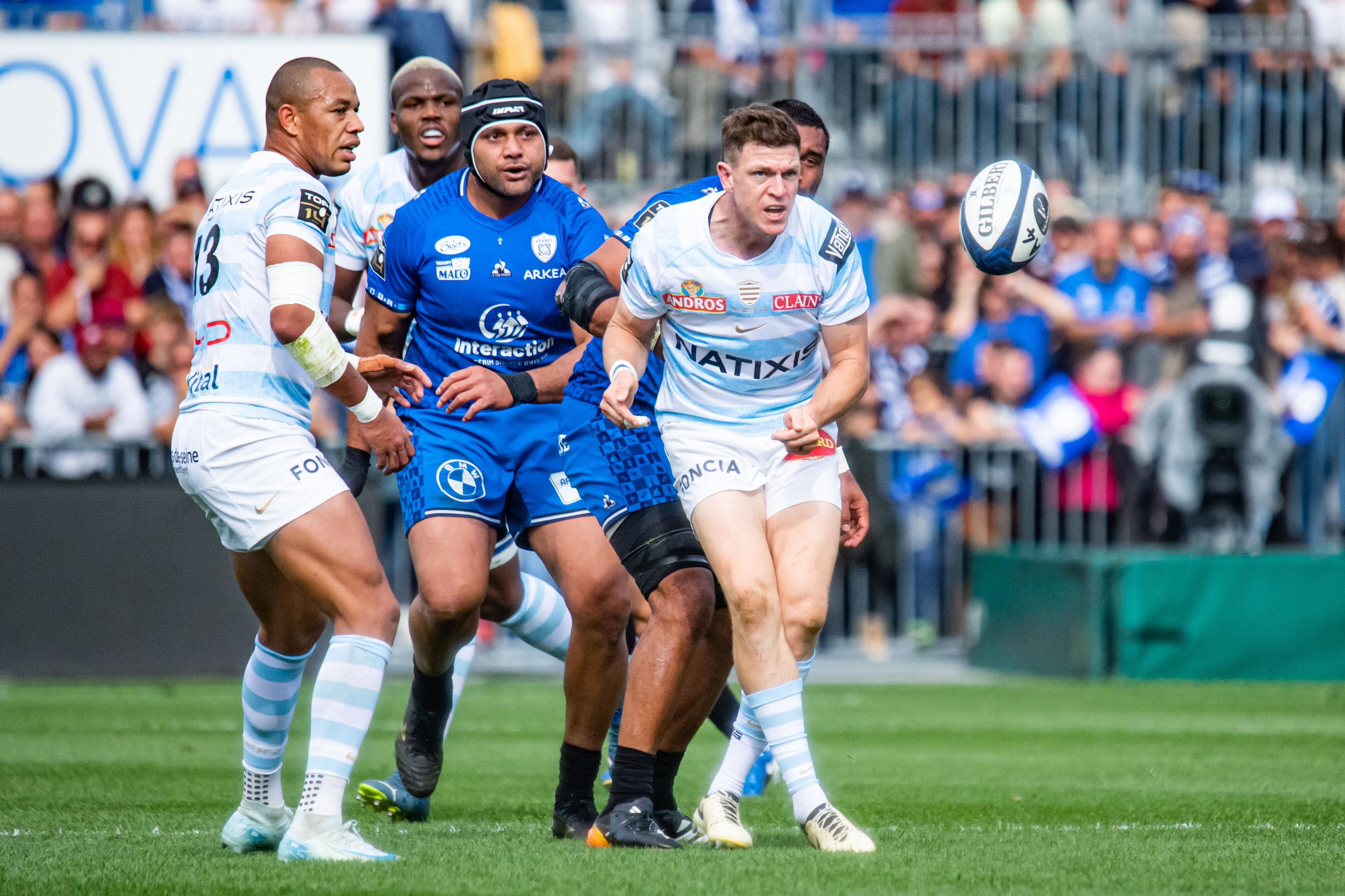 Top 14 : victime d’un K.-O, le joueur du Racing 92 Sam James évacué vers un hôpital