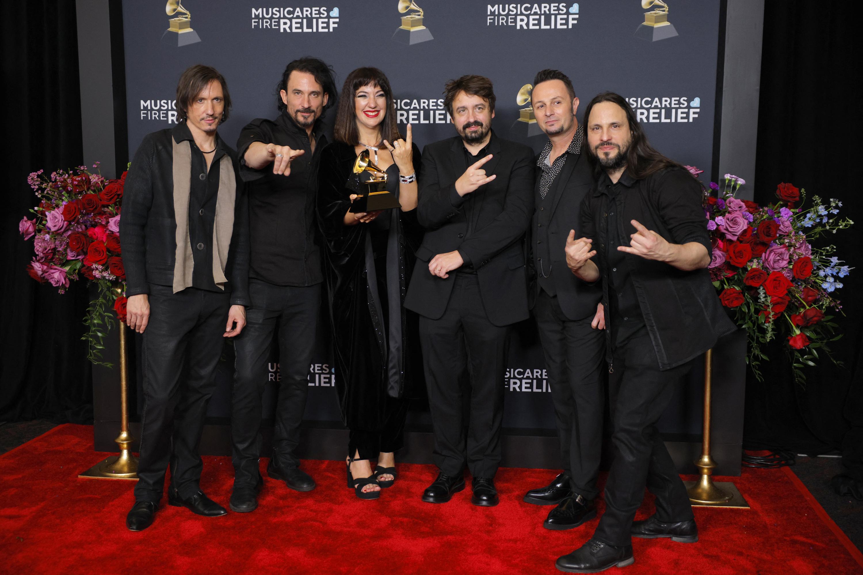 Grammy Awards : le groupe de métal français Gojira sacré pour sa prestation aux JO