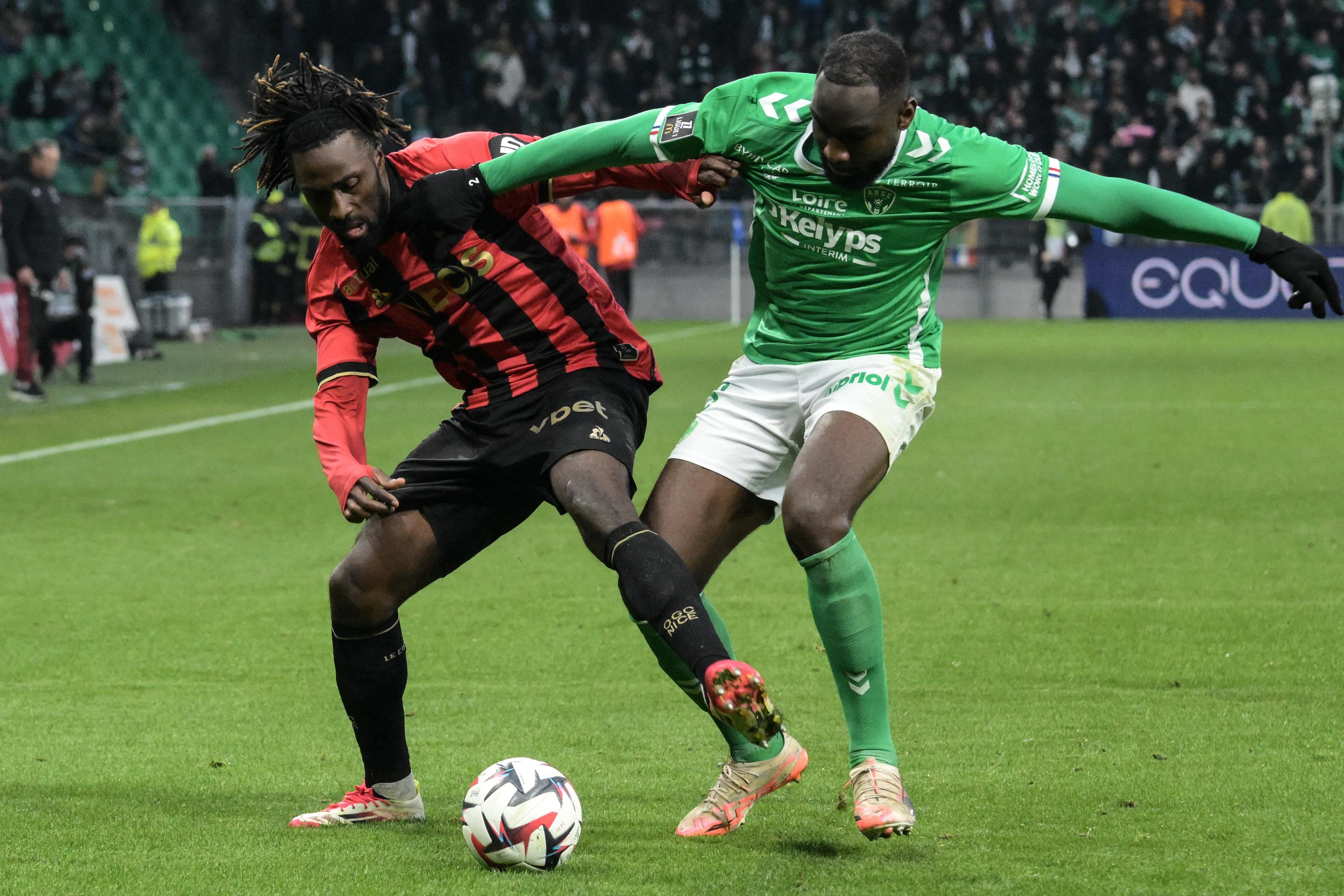 Ligue 1 : Nice se balade contre Saint-Étienne et met Marseille sous pression