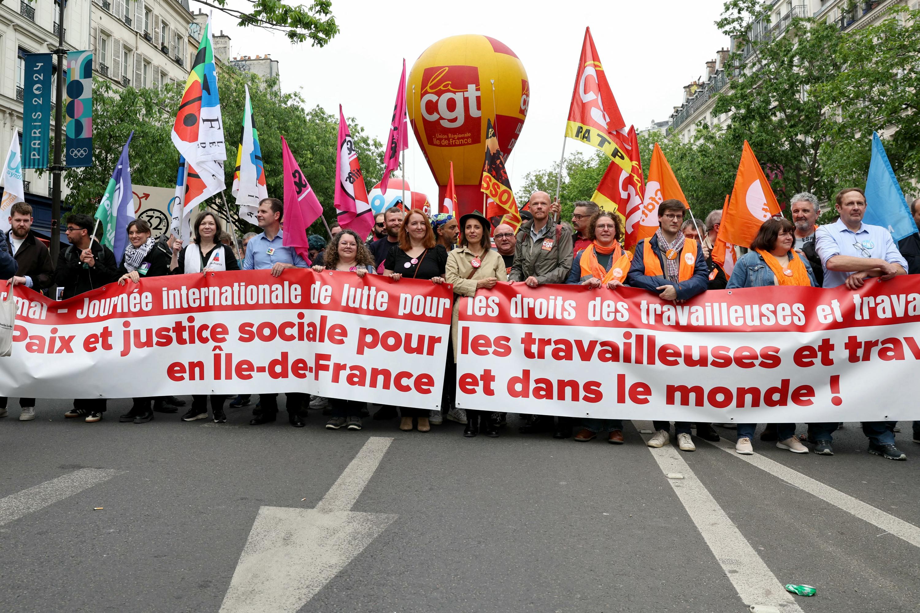 EN DIRECT - 1er Mai : la manifestation à Paris débute à 14 heures, des tensions à Nantes et à Lyon