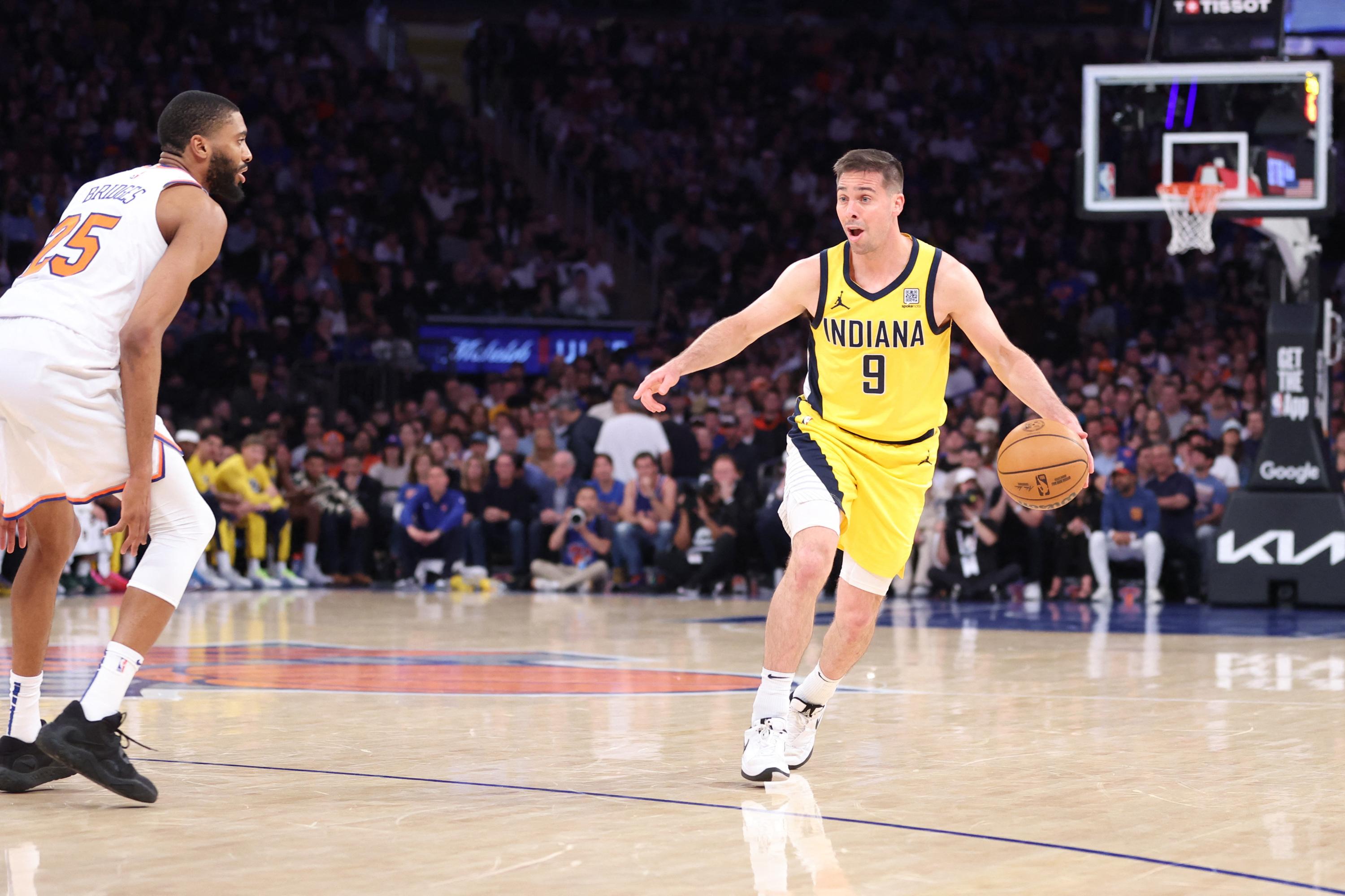 Play-offs NBA : les Pacers de justesse face à New York, les Knicks n’ont plus le choix