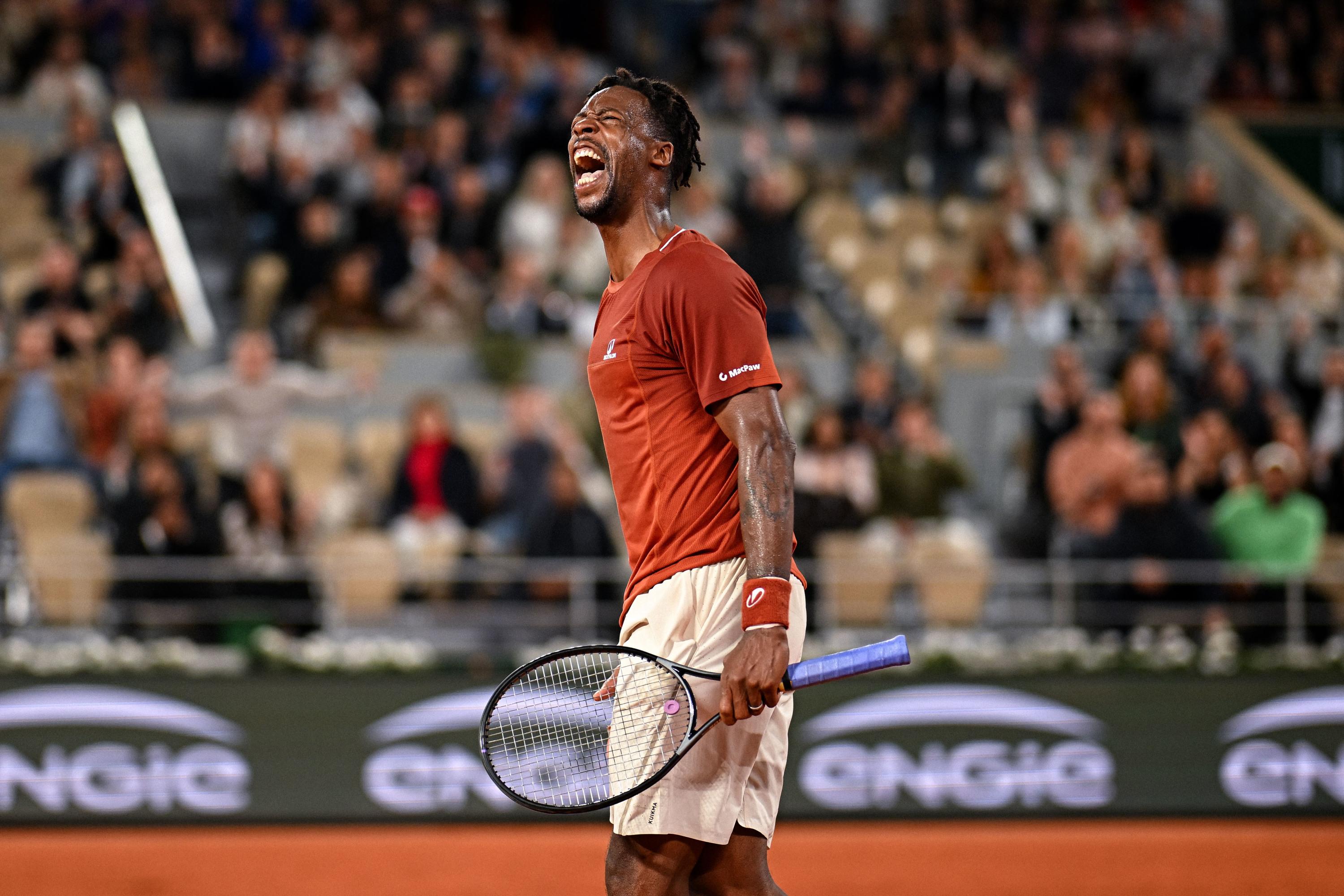 Roland-Garros : «C’est juste beaucoup de réussite, mais je la provoque», savoure Gaël Monfils