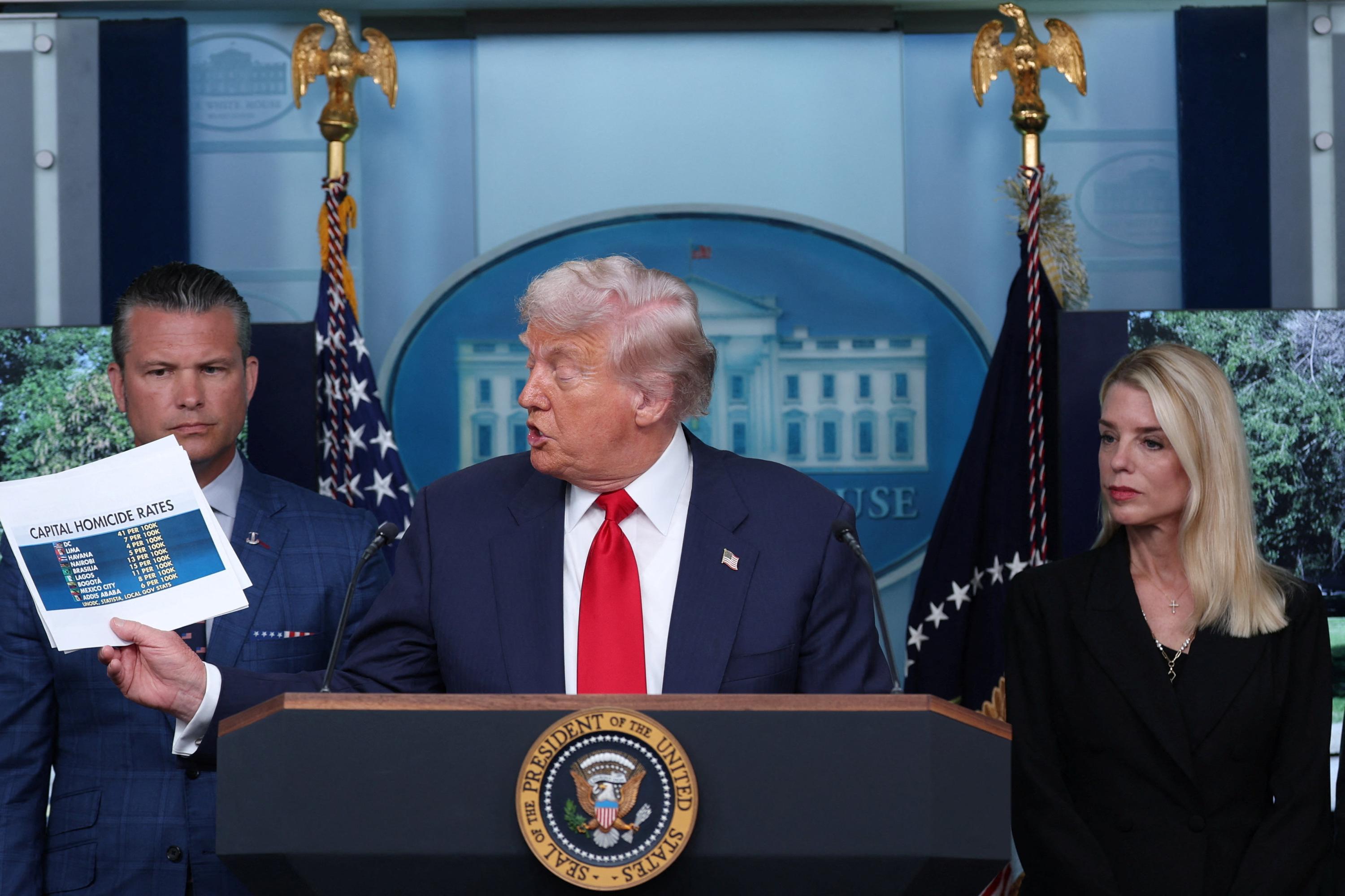 « C’est plus violent qu’à Bagdad ! »: Donald Trump déploie l’armée dans les rues de Washington