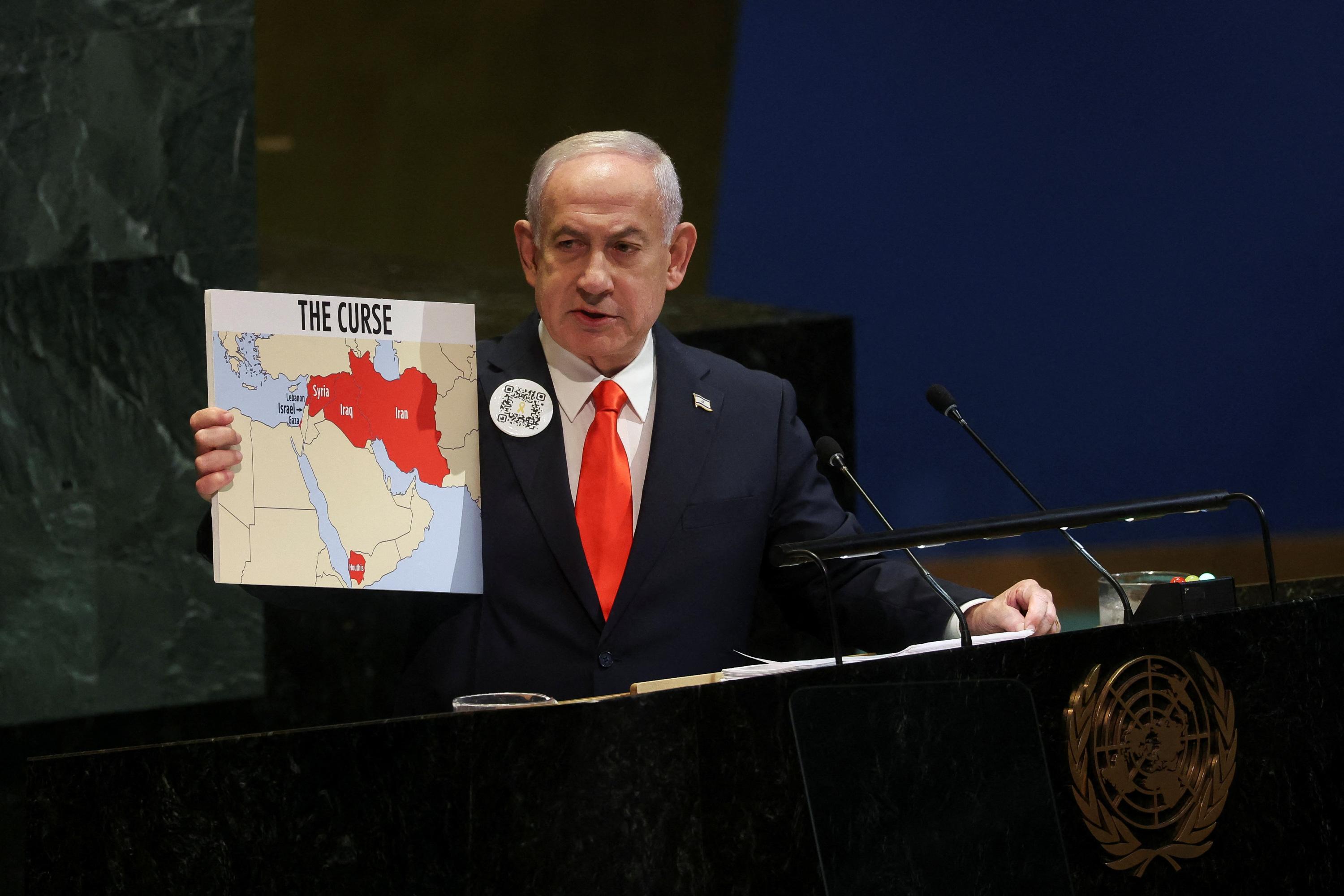 «Il faut finir le travail aussi vite que possible» : à l’ONU, Benyamin Netanyahou justifie ses guerres sans offrir de perspective