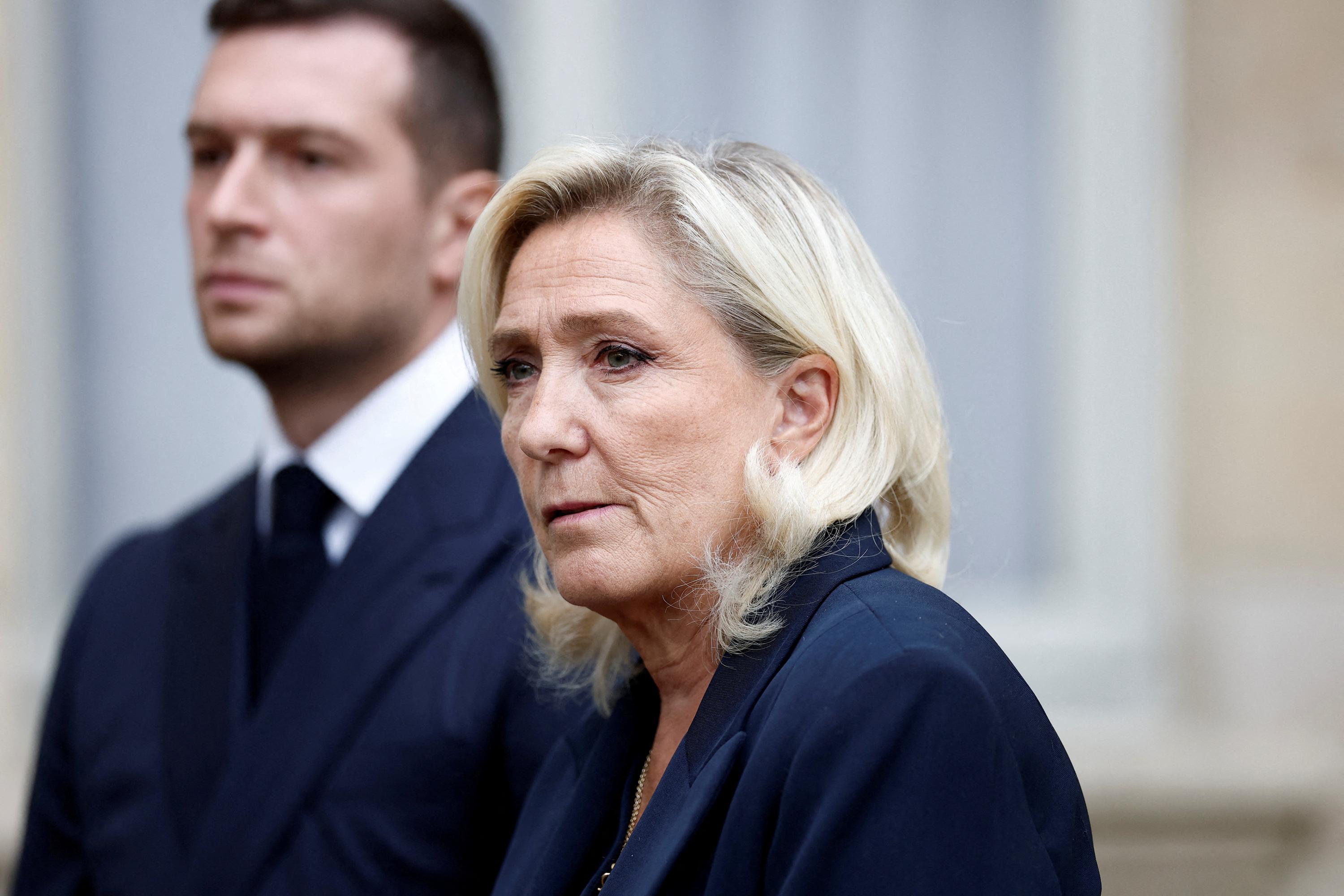 Empêcher Marine Le Pen d’être candidate en 2027«serait profondément inquiétant pour la démocratie», selon Jordan Bardella