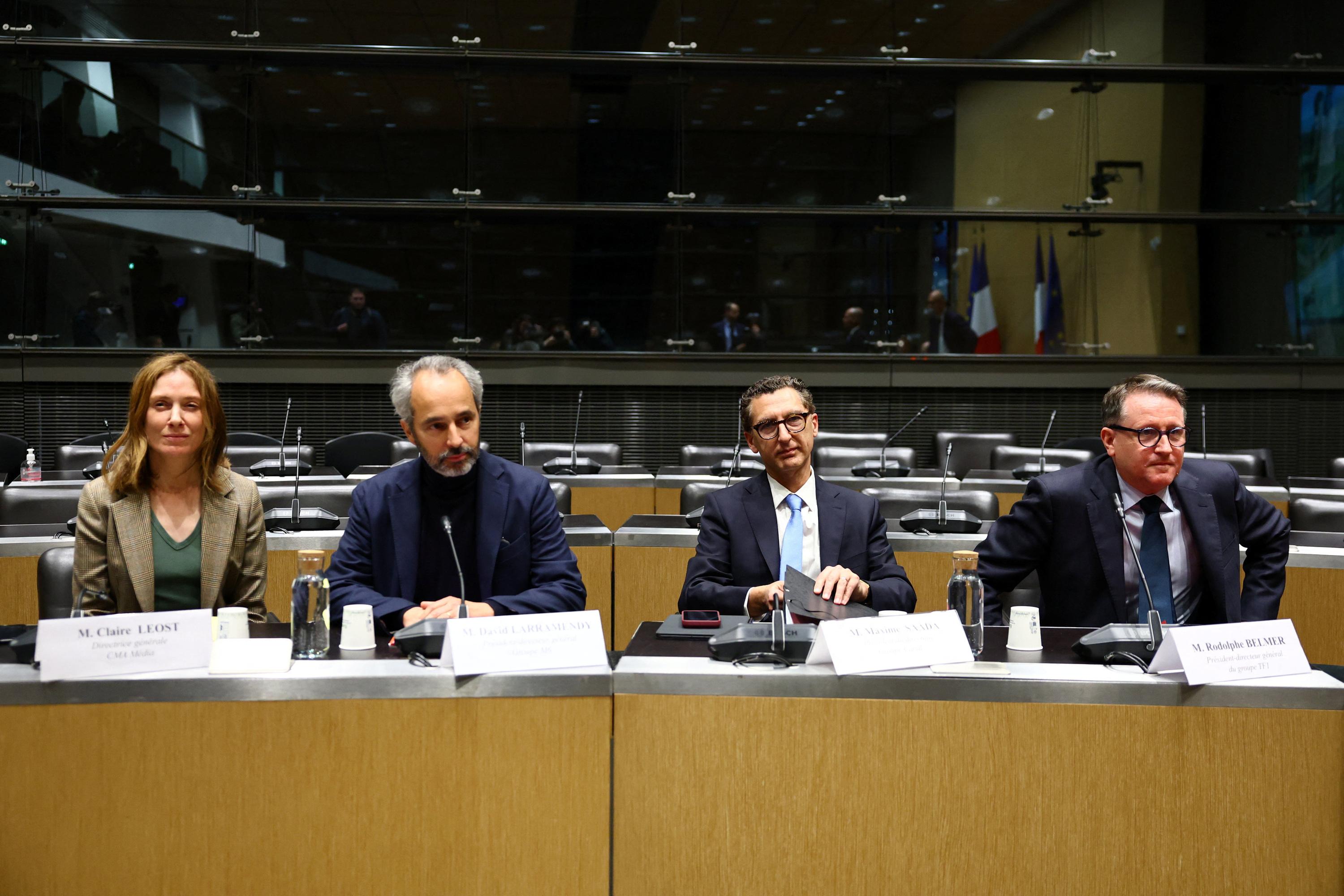 Commission d’enquête sur l’audiovisuel public : «Faut-il des réformes ? Certainement», estime le PDG de TF1