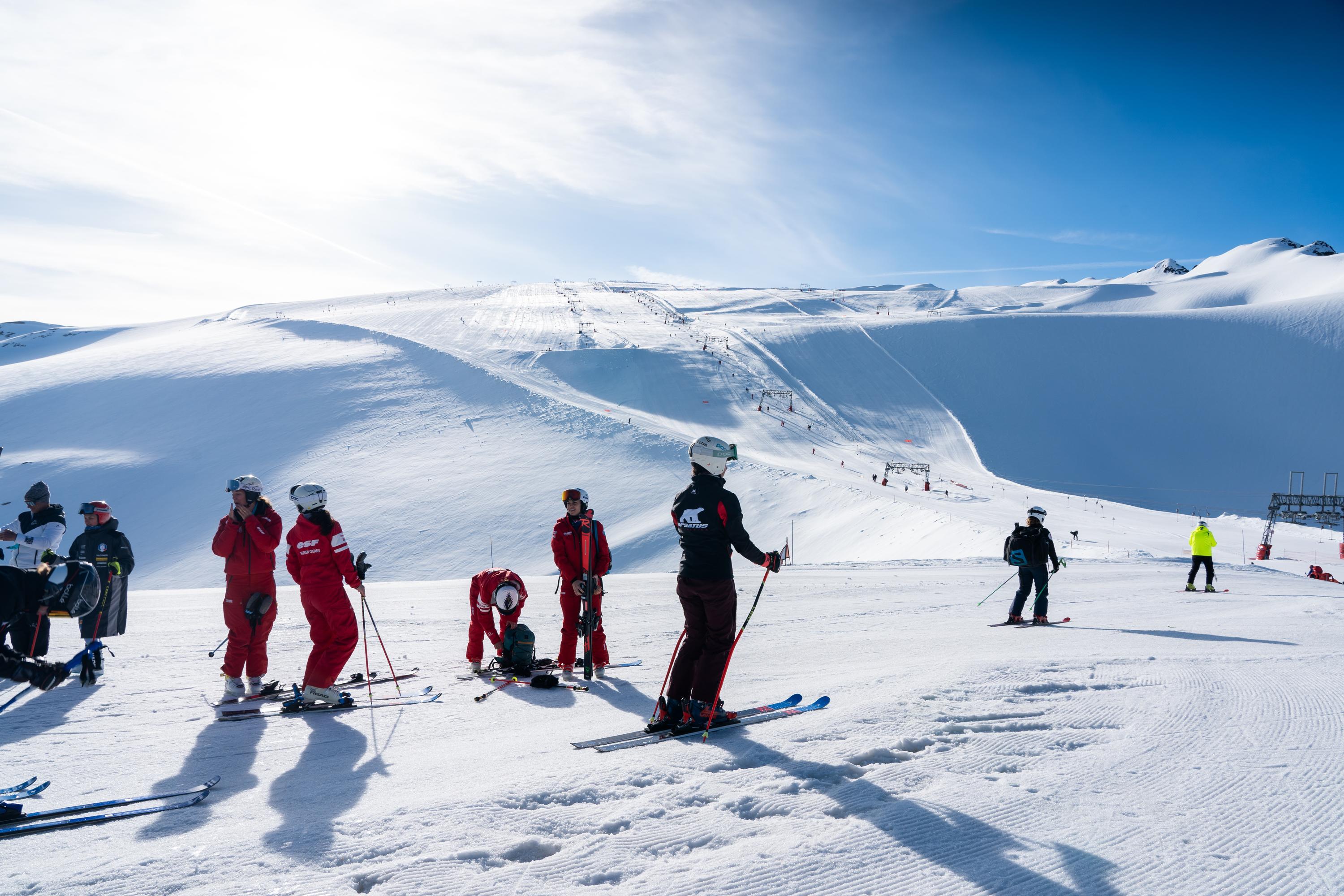 C’est la fin de la saison de ski, sauf dans cette station