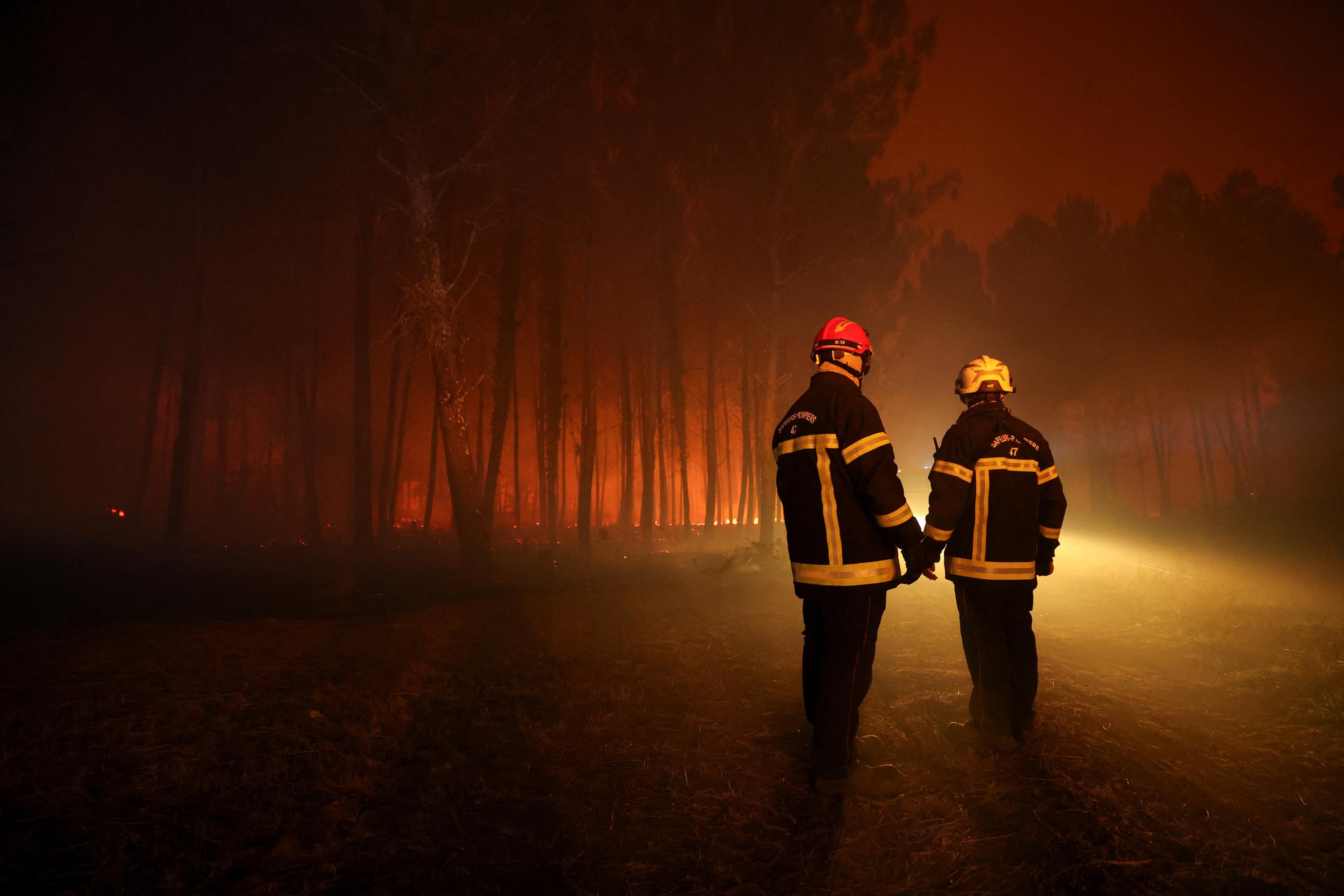 EN DIRECT - Incendie : un nouveau feu a déjà ravagé 110 hectares dans les Landes, 474 personnes interpellées depuis début juillet