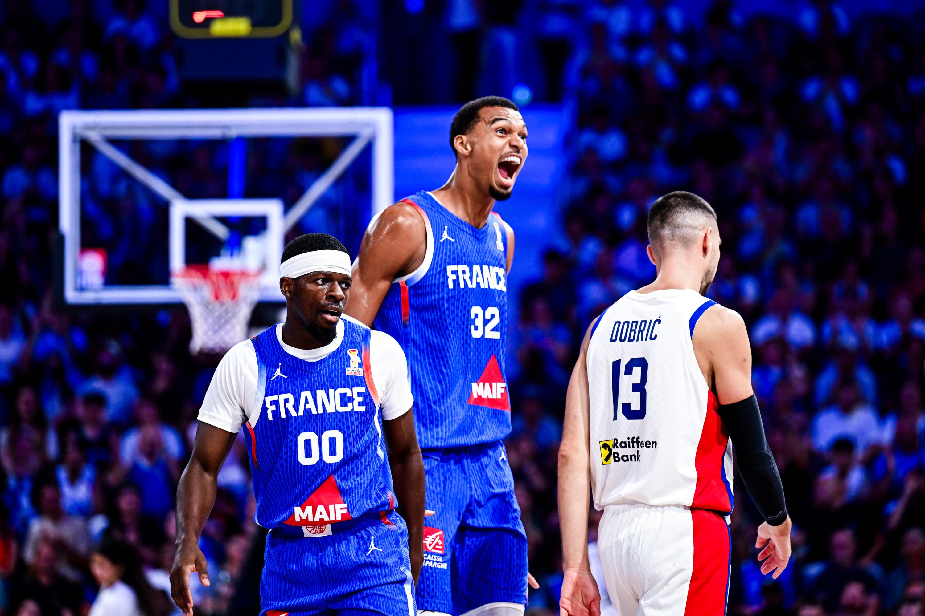 Basket : malgré un Jokic monstrueux, les Bleus de Wembanyama s’offrent la Serbie au bout du suspense