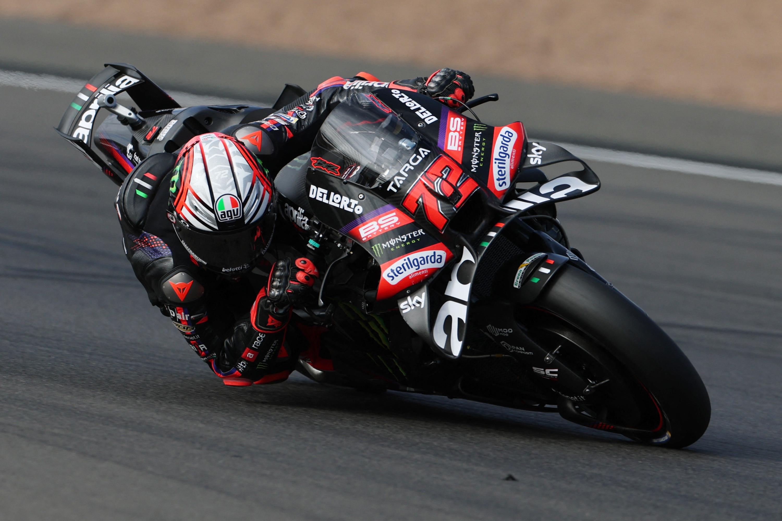 MotoGP : un Marco Bezzecchi record en pole position en Aragon, Johann Zarco héroïque 9e