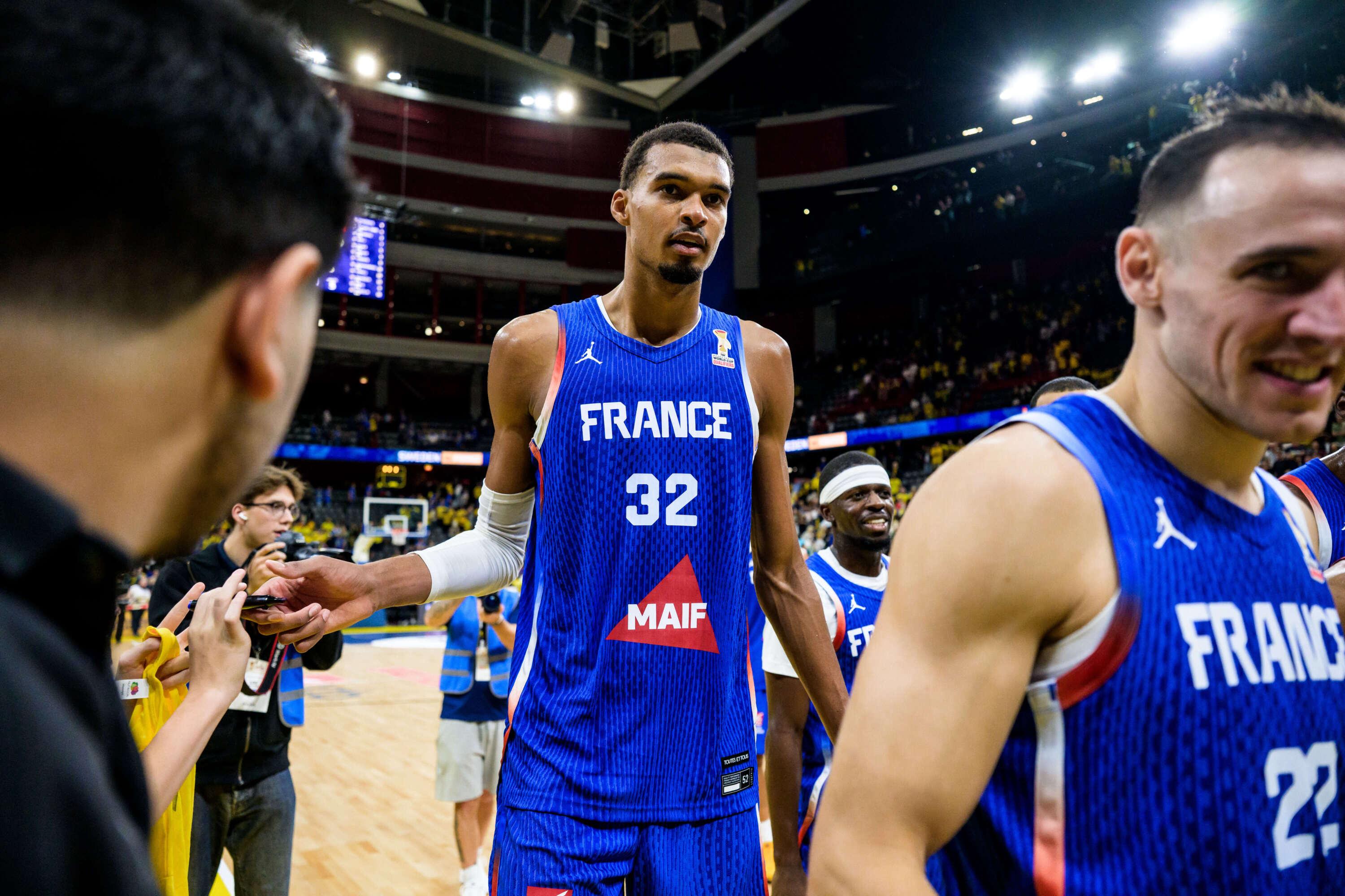 Basket : «Ça fera bizarre de ne plus être avec eux», Wembanyama ressent une «grande frustration» de quitter les Bleus
