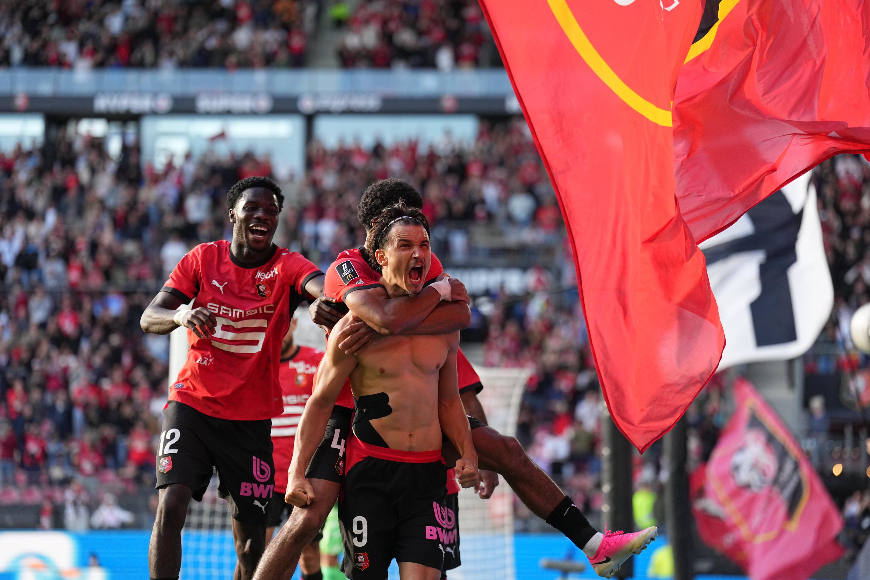 Ligue 1 : au bout du suspense, Rennes arrache la victoire face au Mans grâce à Lepaul