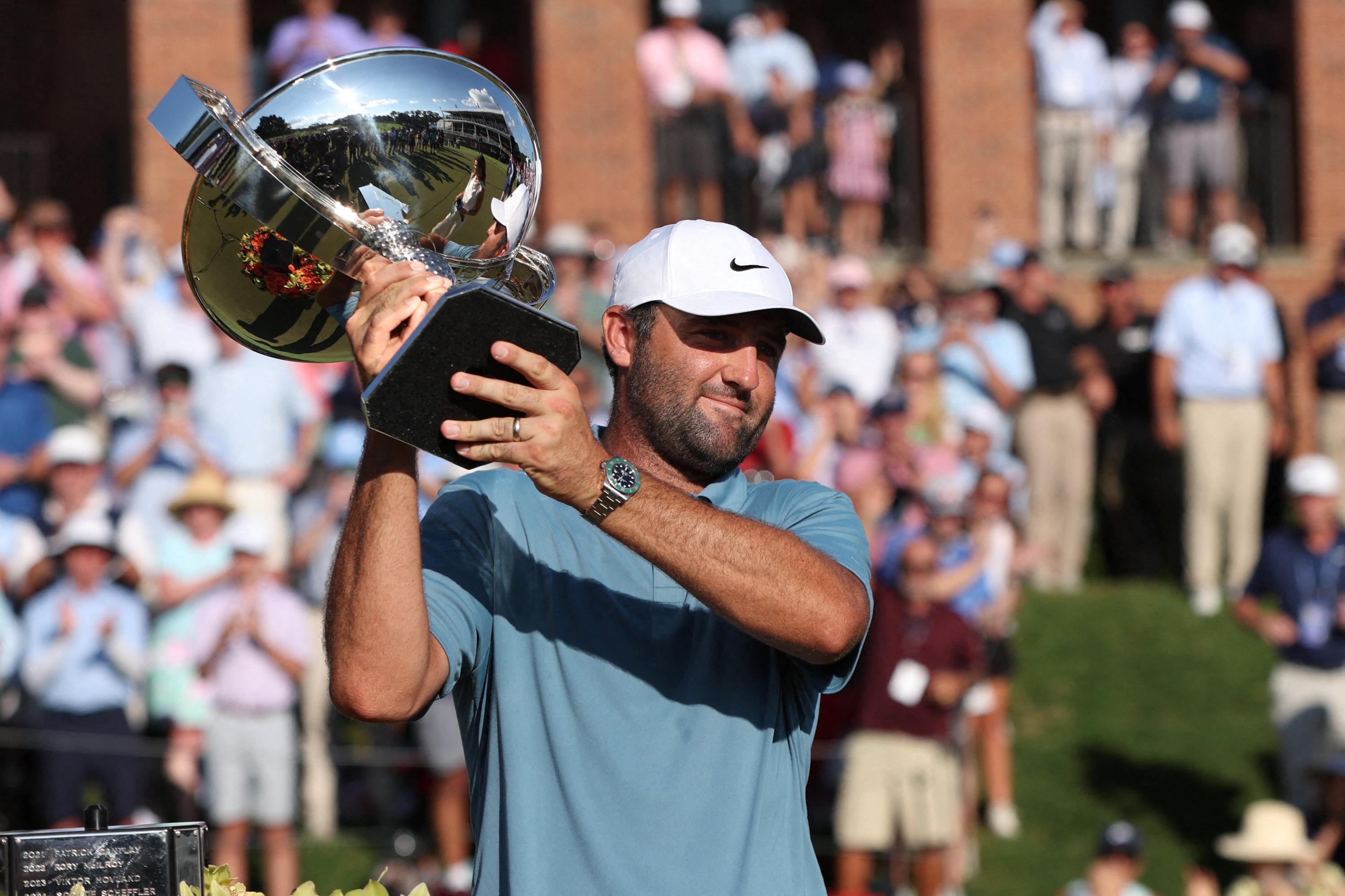 Golf: le numéro un mondial Scottie Scheffler remporte le Tour Championship