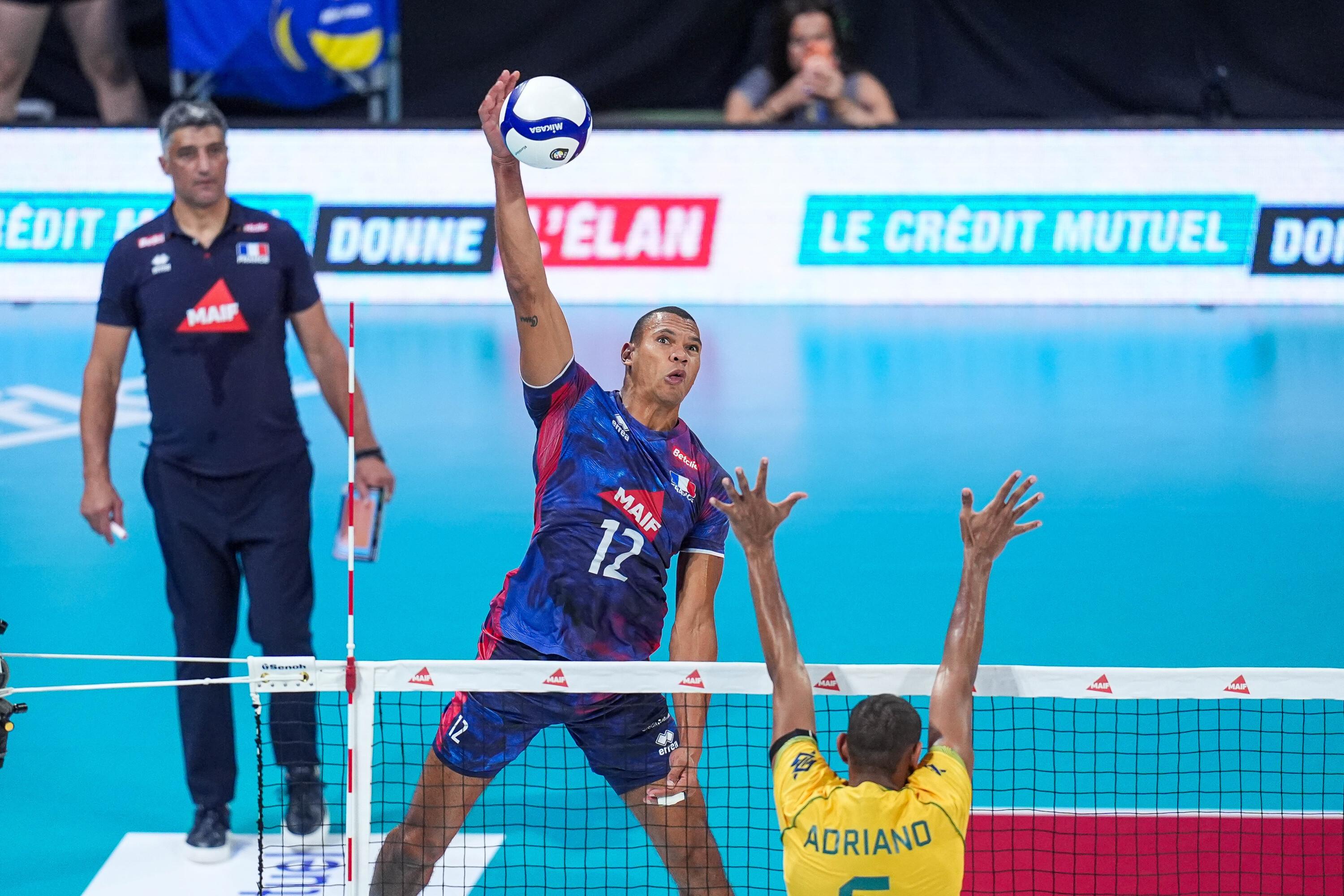 Volley: en battant le Brésil, les Bleus montent en puissance avant l'Euro