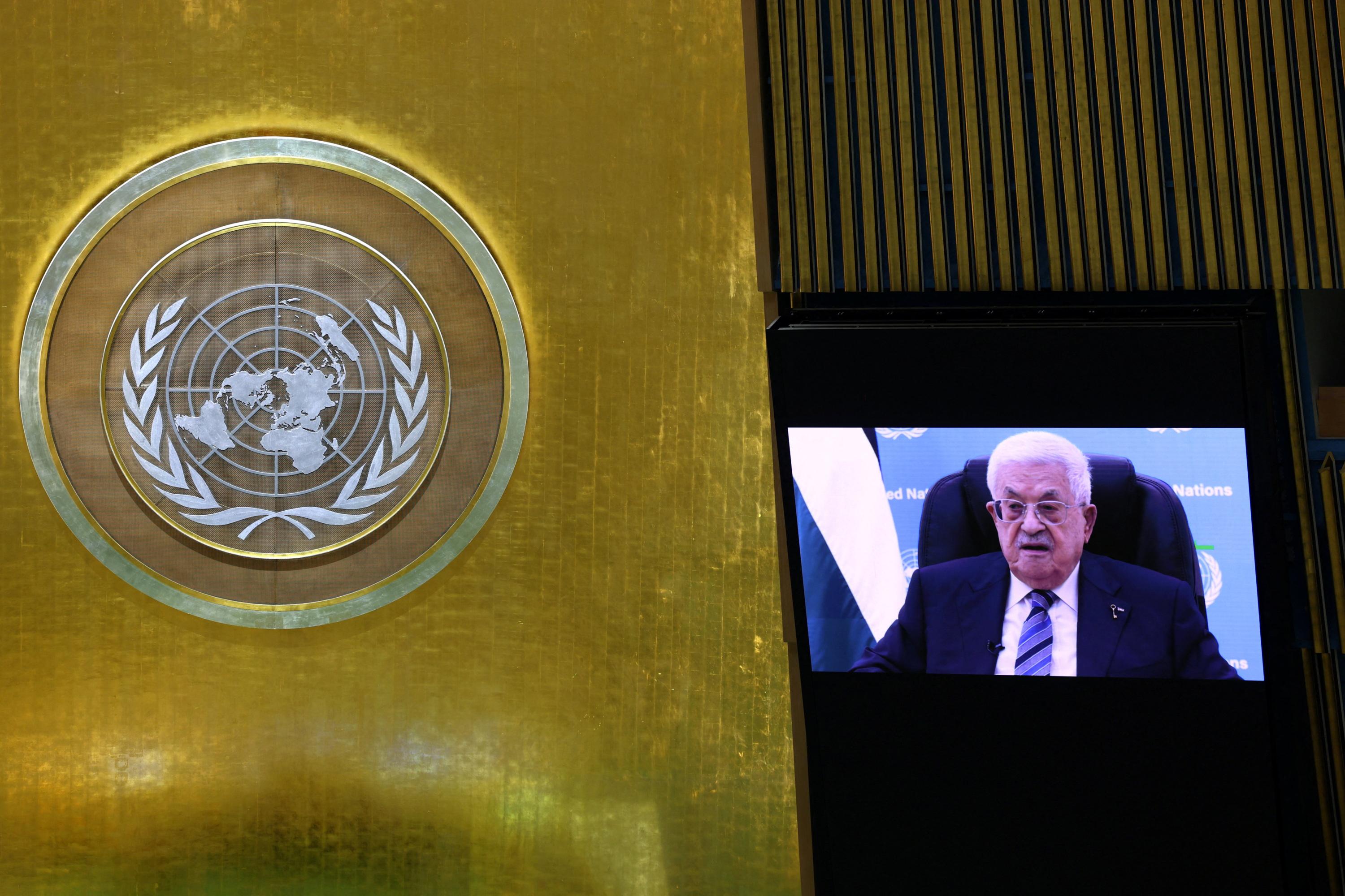La politique israélienne menace «jusqu'à la vie et l'existence» des Palestiniens, avance Mahmoud Abbas devant l’ONU