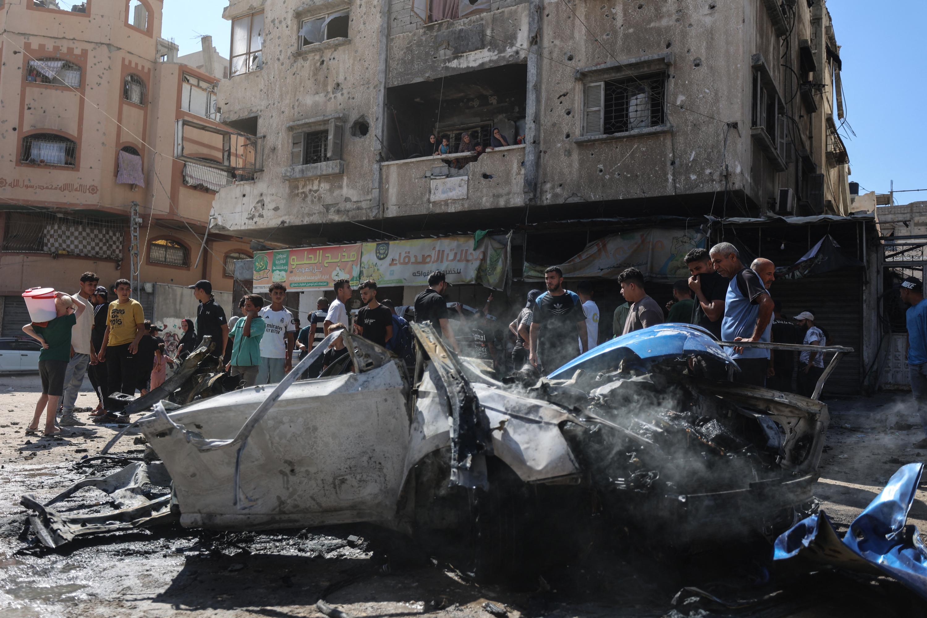 Gaza : au moins cinq morts et 13 blessés après une frappe israélienne