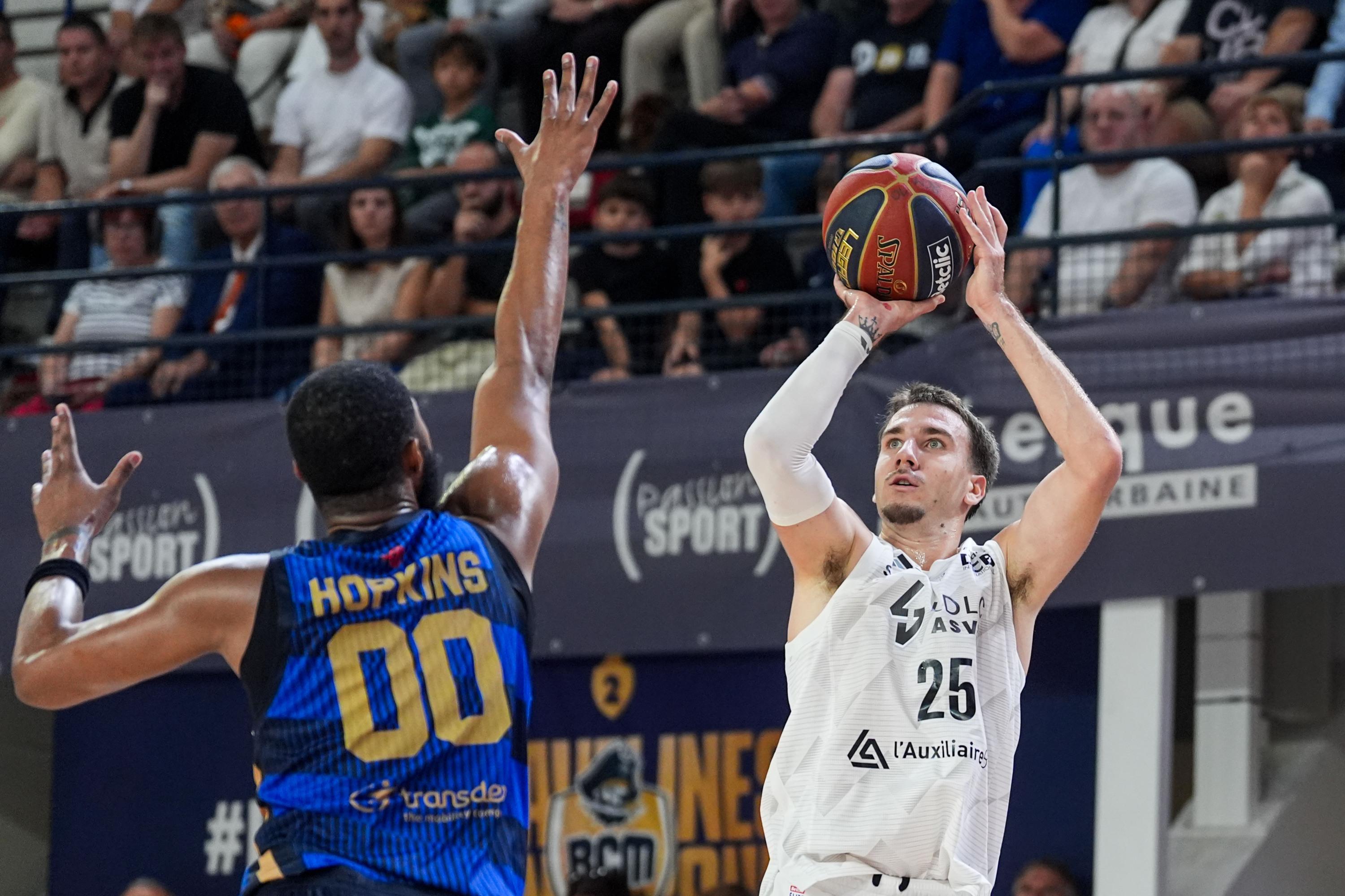 Basket: l’ASVEL s’impose de justesse face à Gravelines-Dunkerque