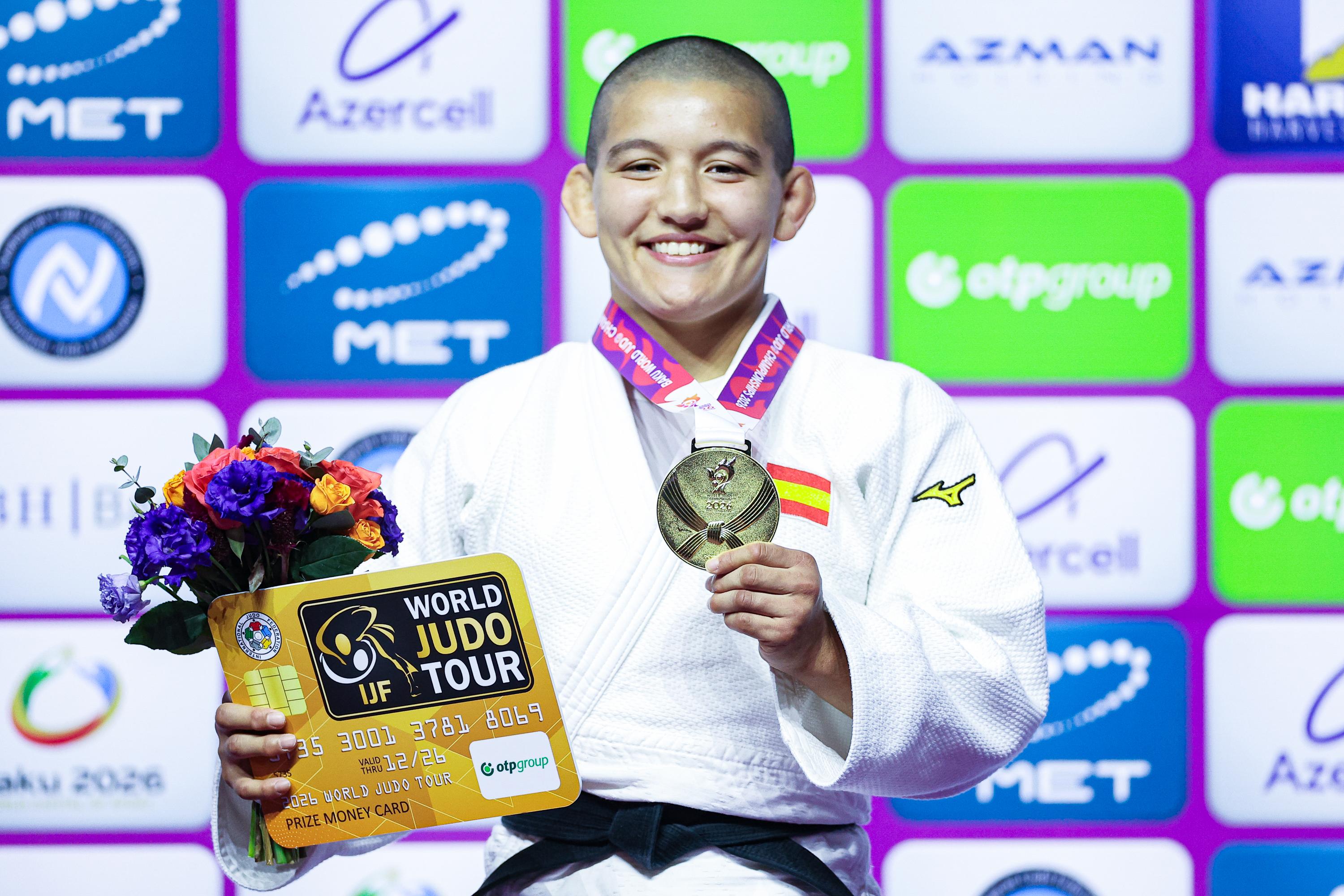 Mondiaux de judo : l’Espagnole Tsunoda Roustant en or, le Japon brille encore