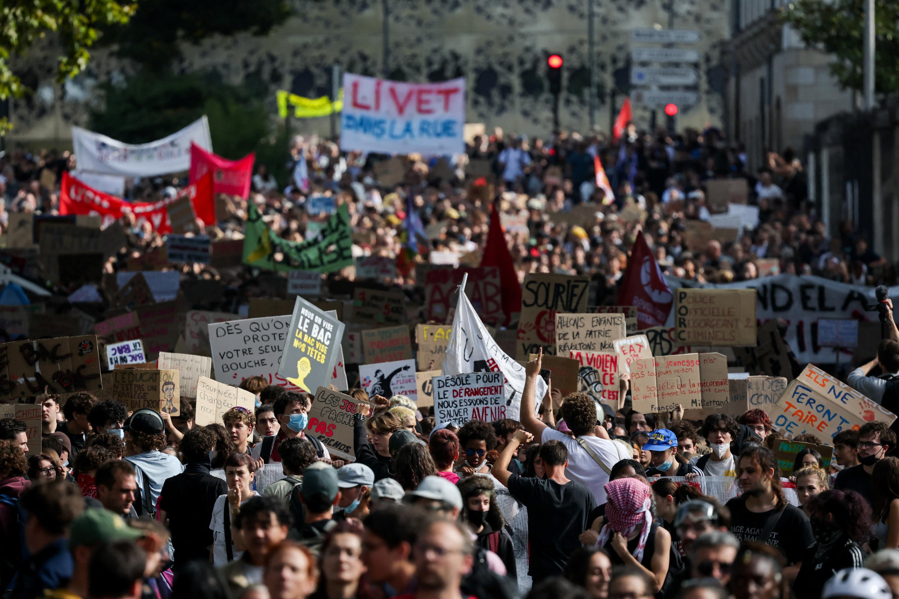 Mobilisation des lycéens : nouvelle journée de manifestations