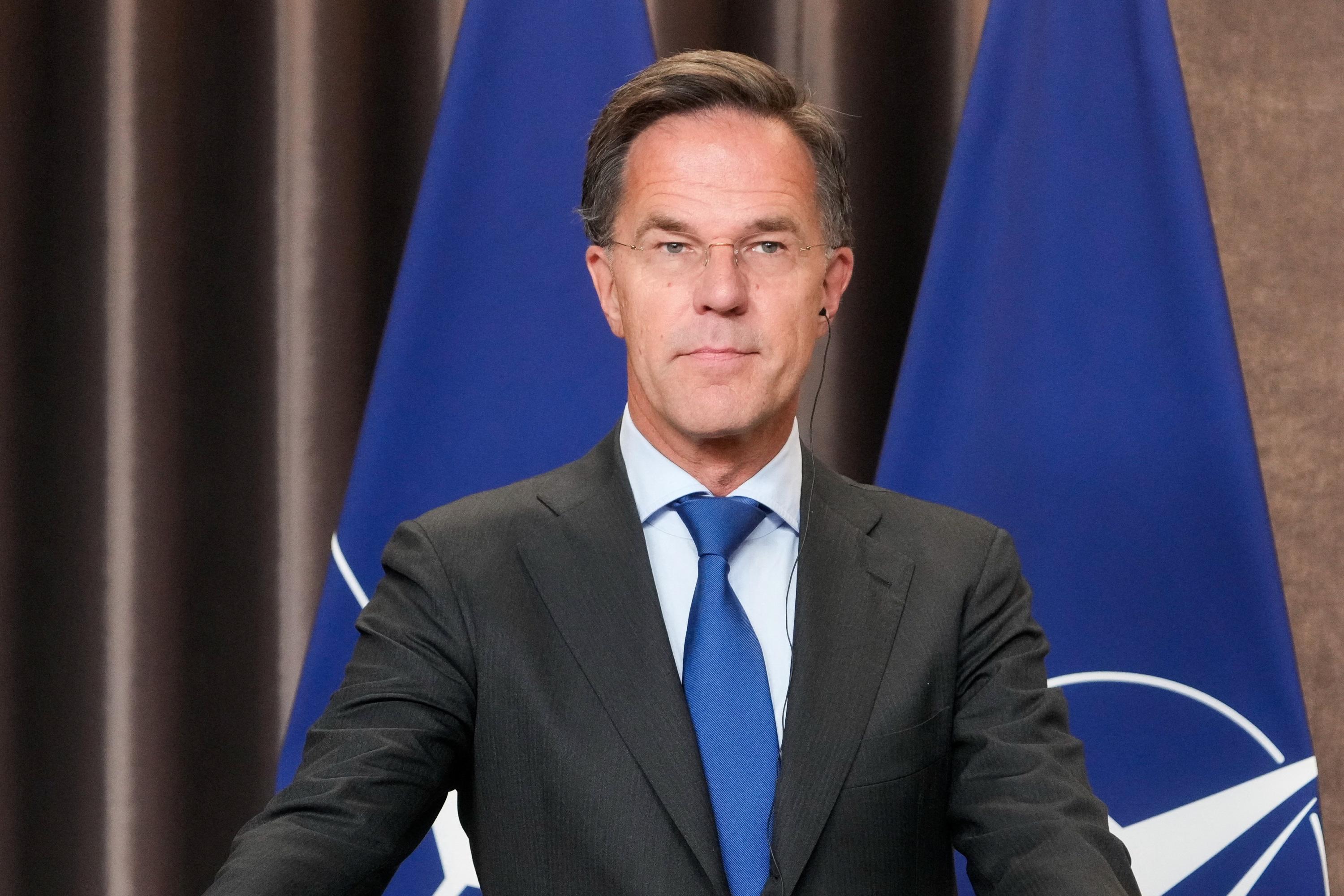 «Nous ne nous laisserons pas intimider» : les pays de l’Otan «doivent en faire plus» pour aider l’Ukraine face à la Russie, estime Mark Rutte