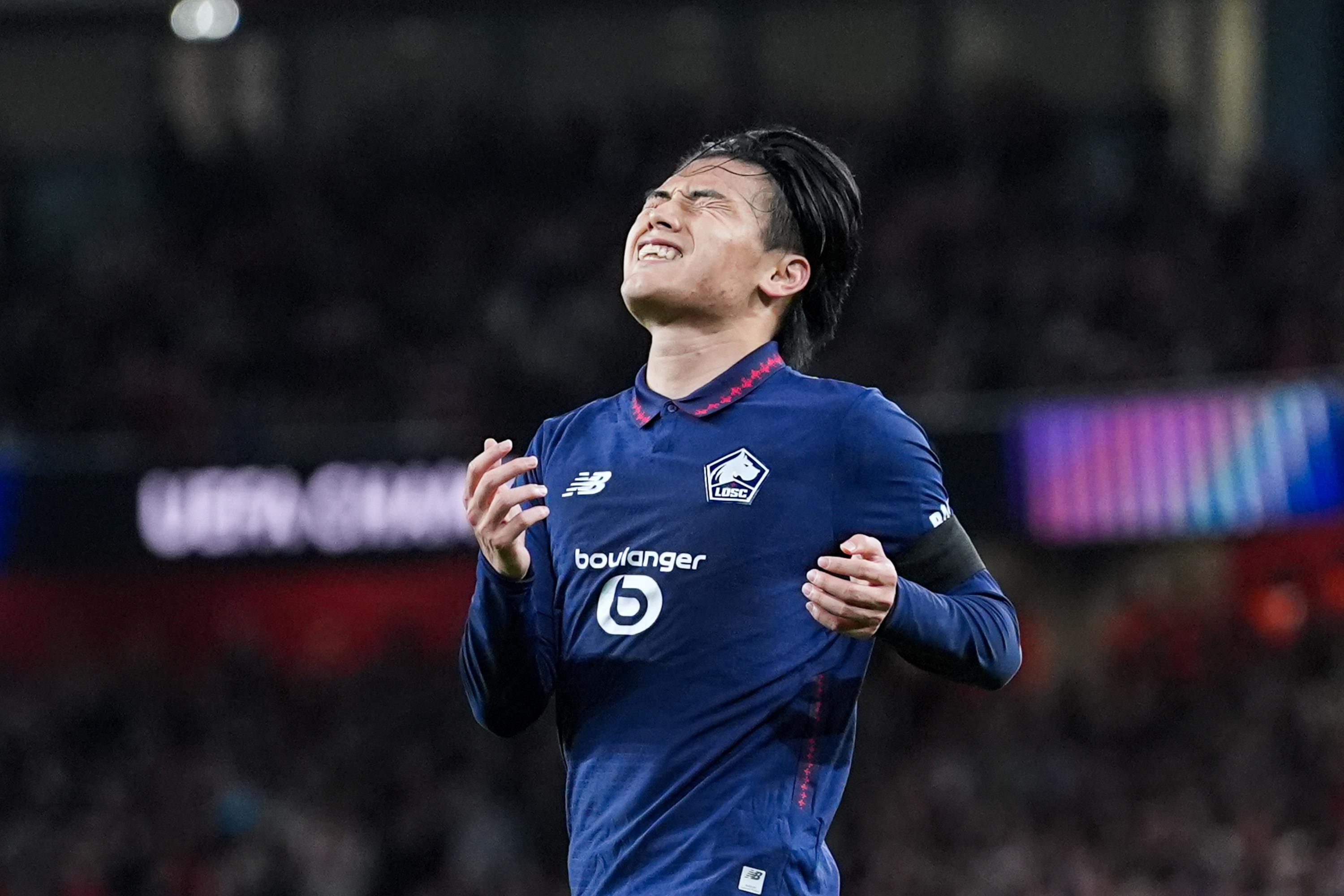 Ligue 1 : l'attaquant du LOSC, Ayase Ueda blessé à un pied et absent face à Brest