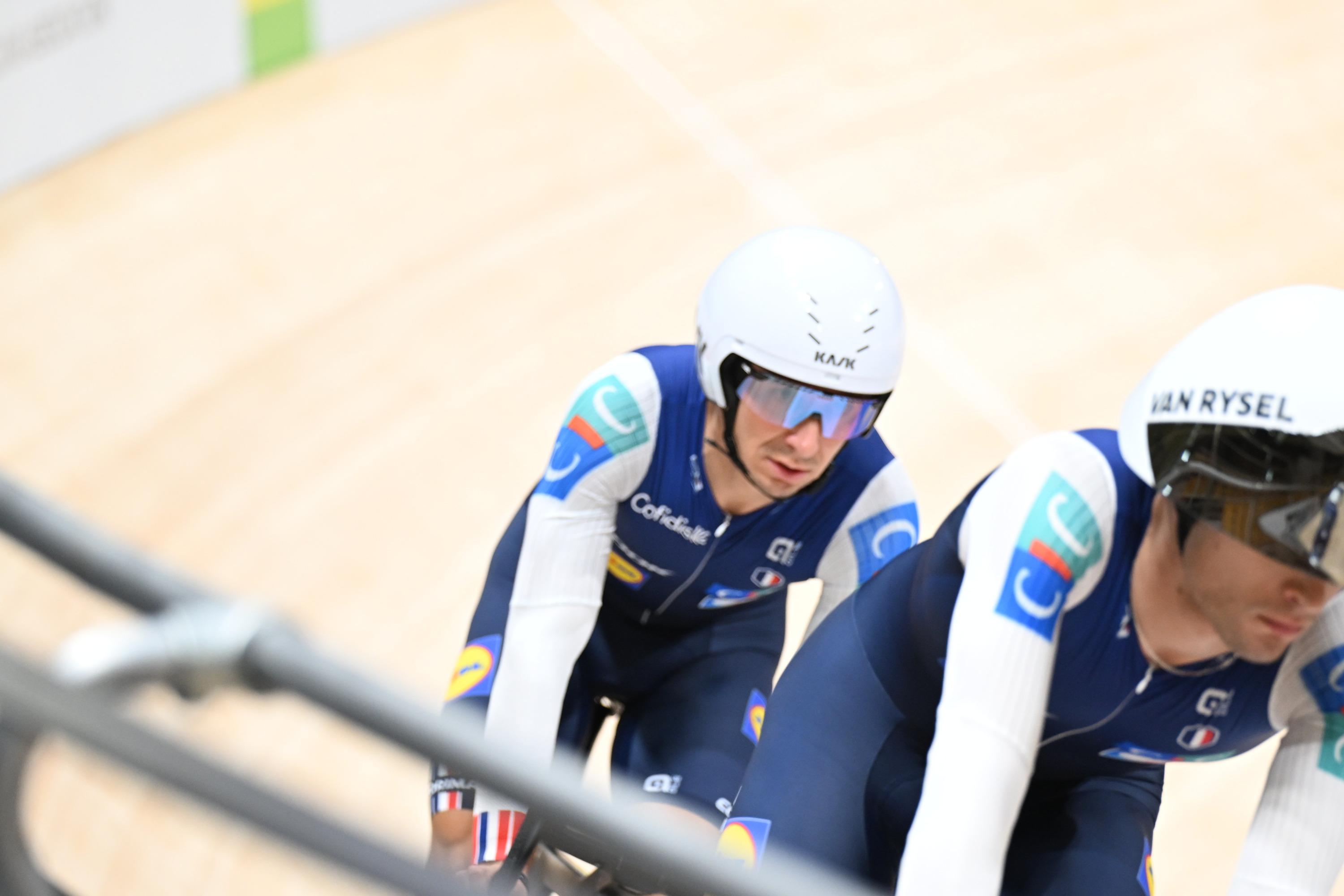 Cyclisme sur piste : Benjamin Thomas décroche l’argent et offre sa première médaille à la France à Shangai