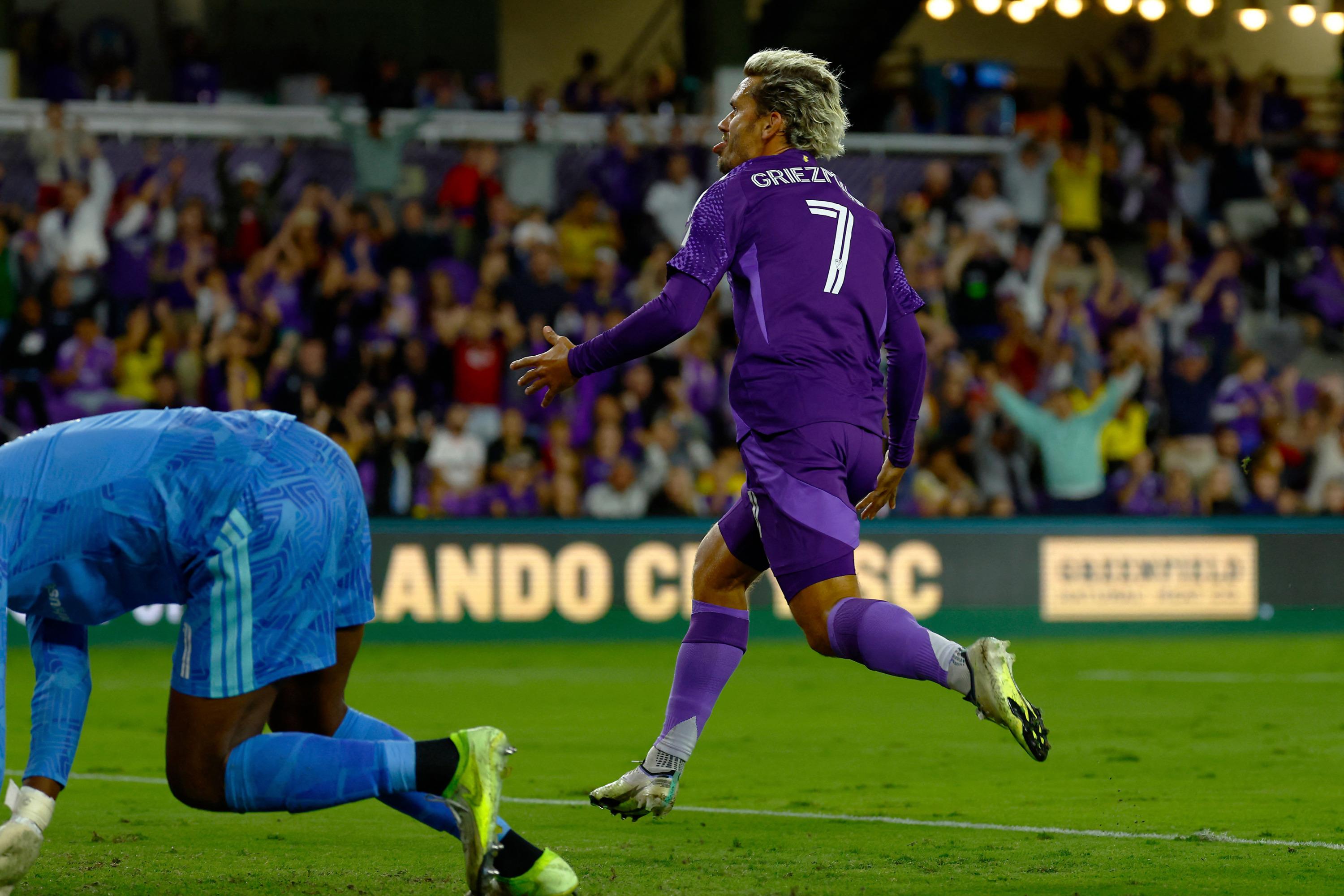 MLS : Antoine Griezmann inscrit un doublé, Lionel Messi en fait autant