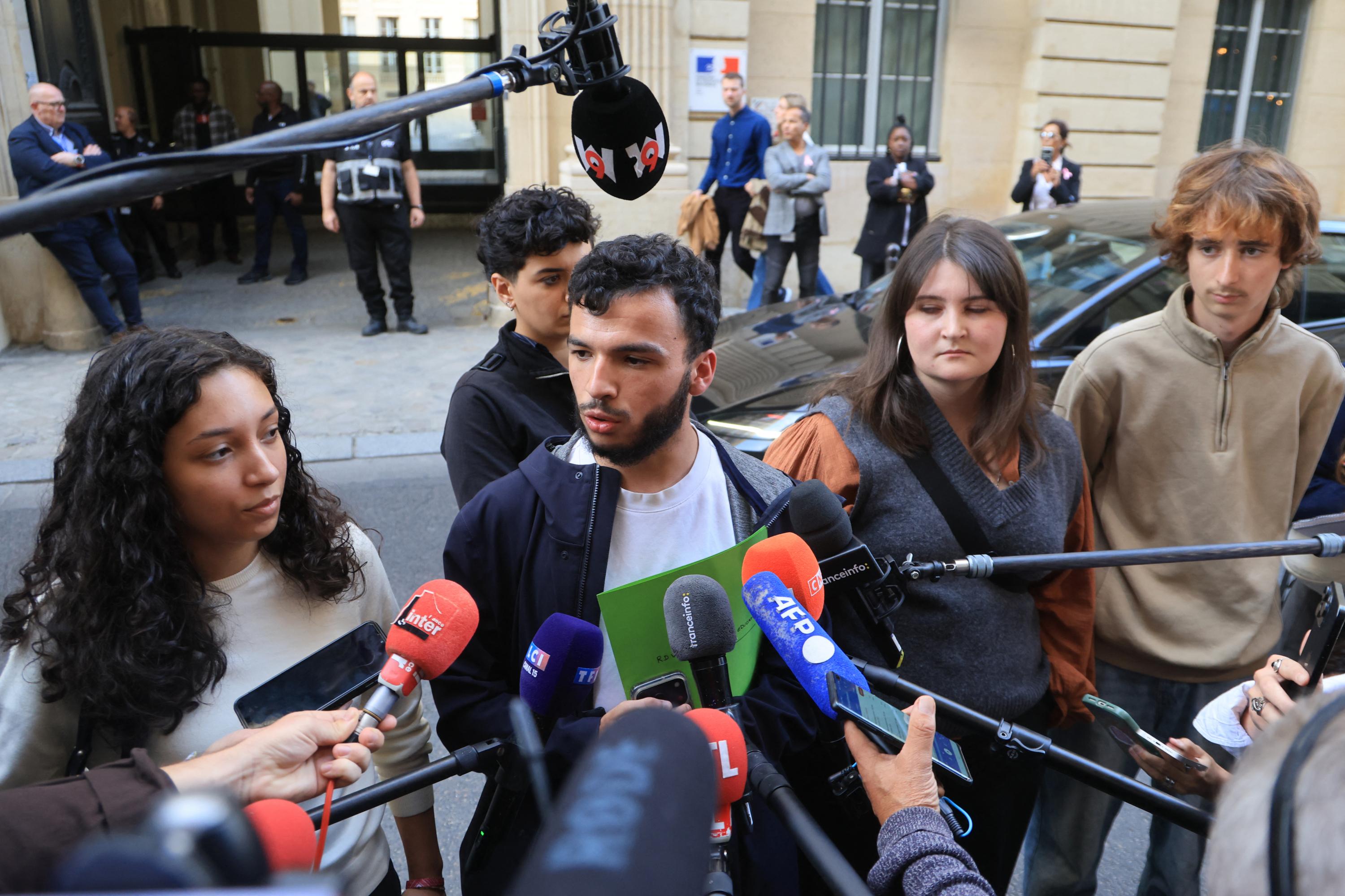 Mobilisations lycéennes : les organisations de lycéens appellent à poursuivre le mouvement après leur rencontre avec Sébastien Lecornu