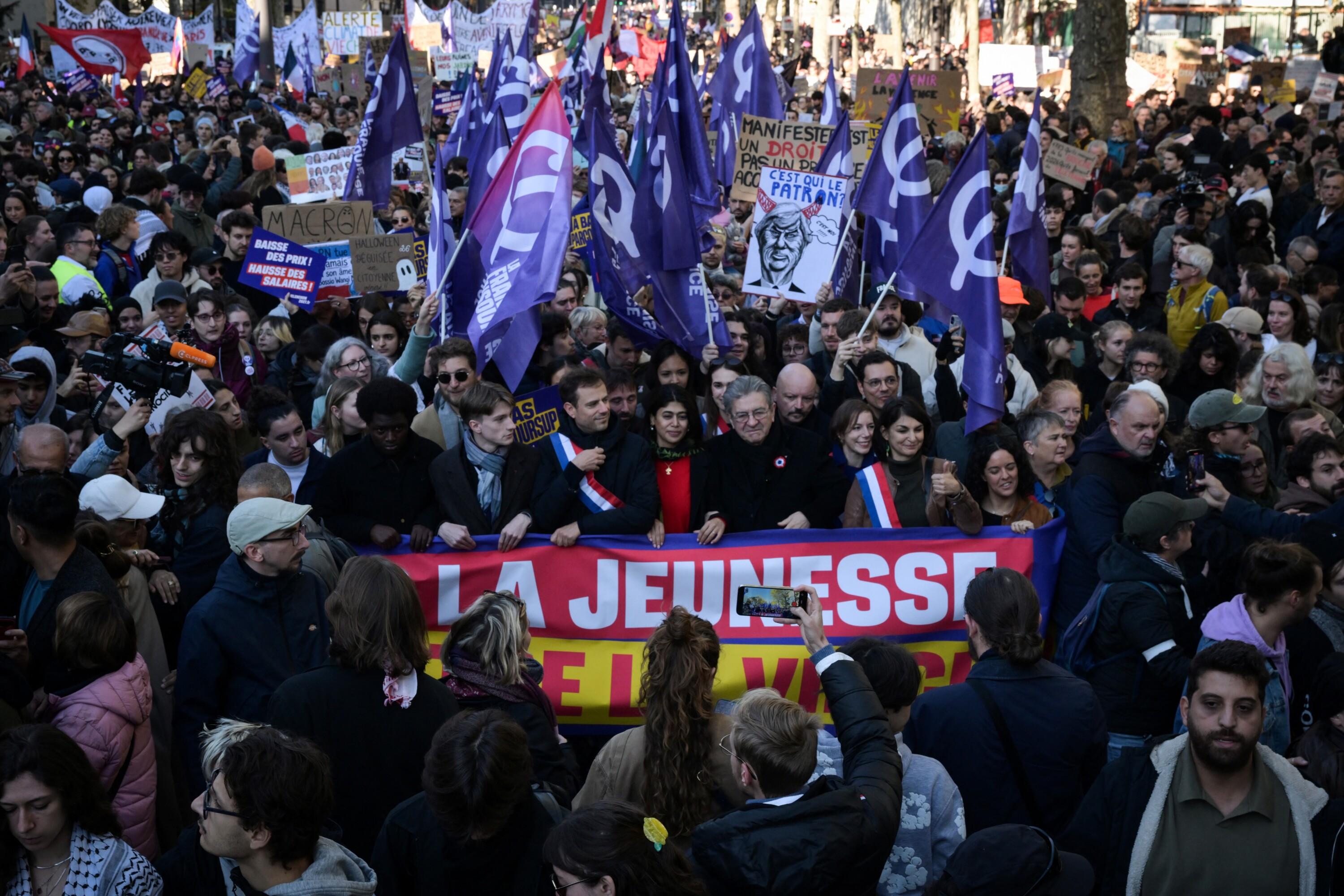 EN DIRECT - Manifestation du 31 octobre : les défilés dans les grandes villes se déroulent dans le calme, les étudiants appellent à bloquer les établissements mardi et jeudi