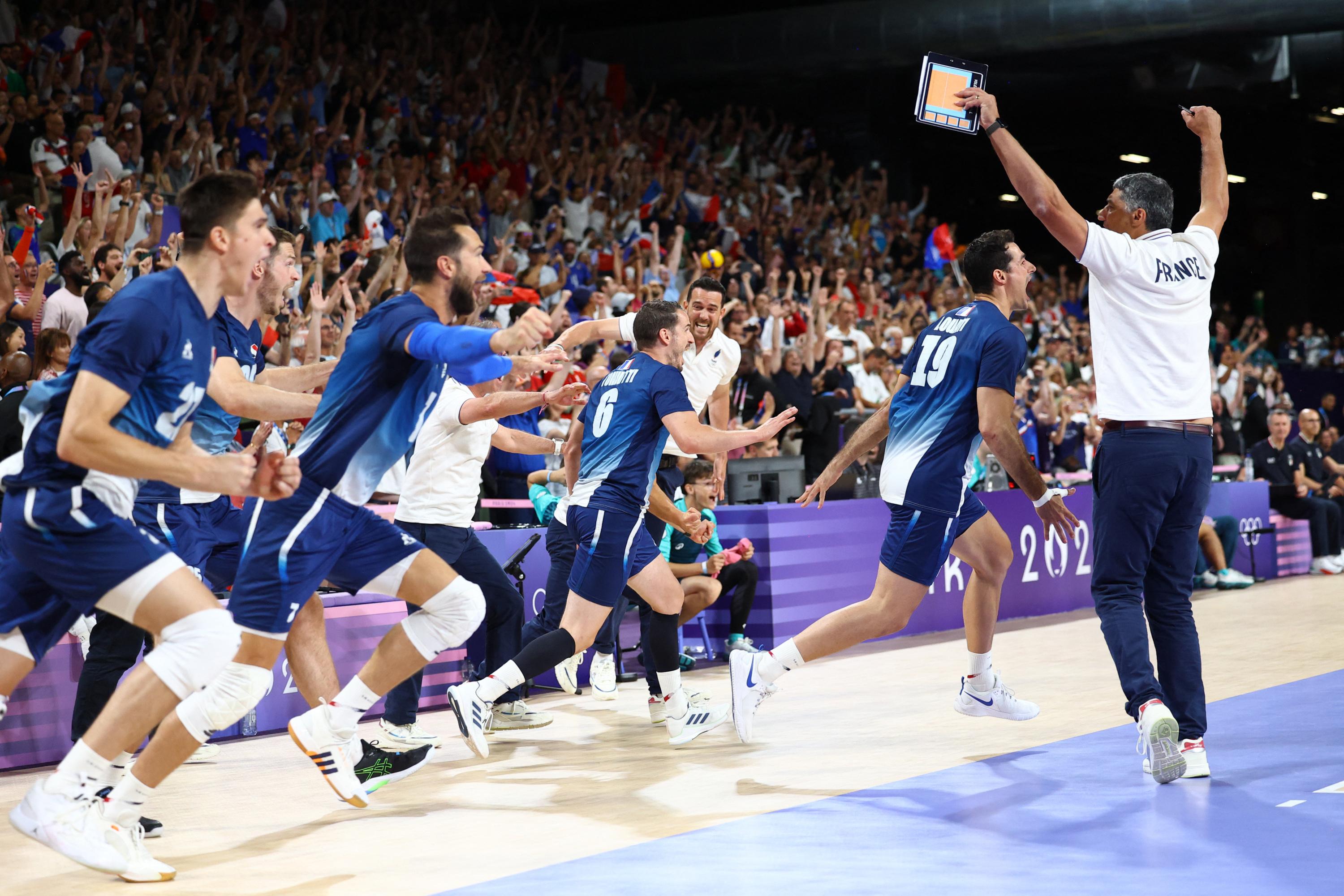 JO - Volley : comment les Bleus se sont inspirés du public pour se hisser jusqu’en finale