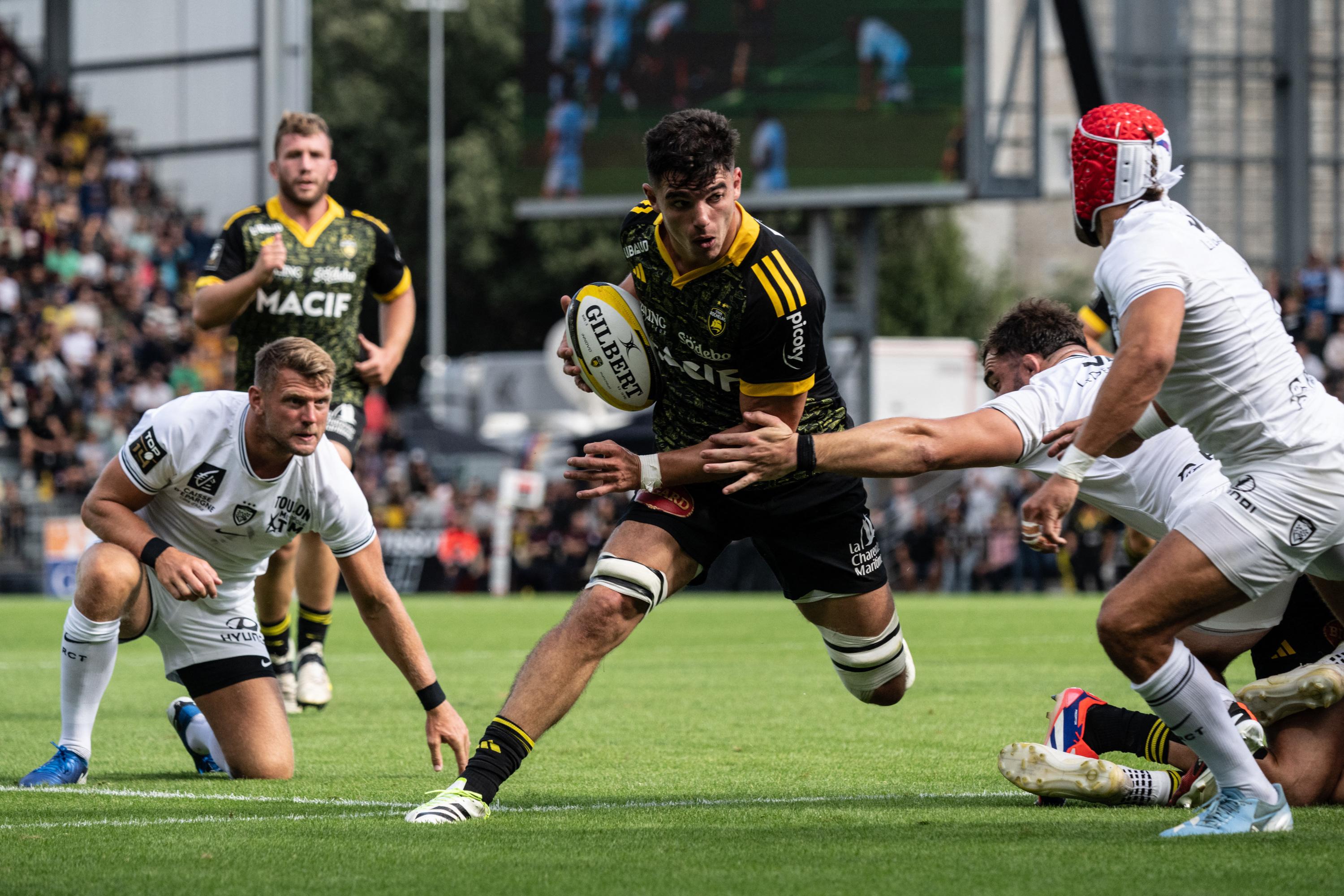 Top 14 : La Rochelle ne séduit pas pour sa rentrée mais s’impose contre Toulon