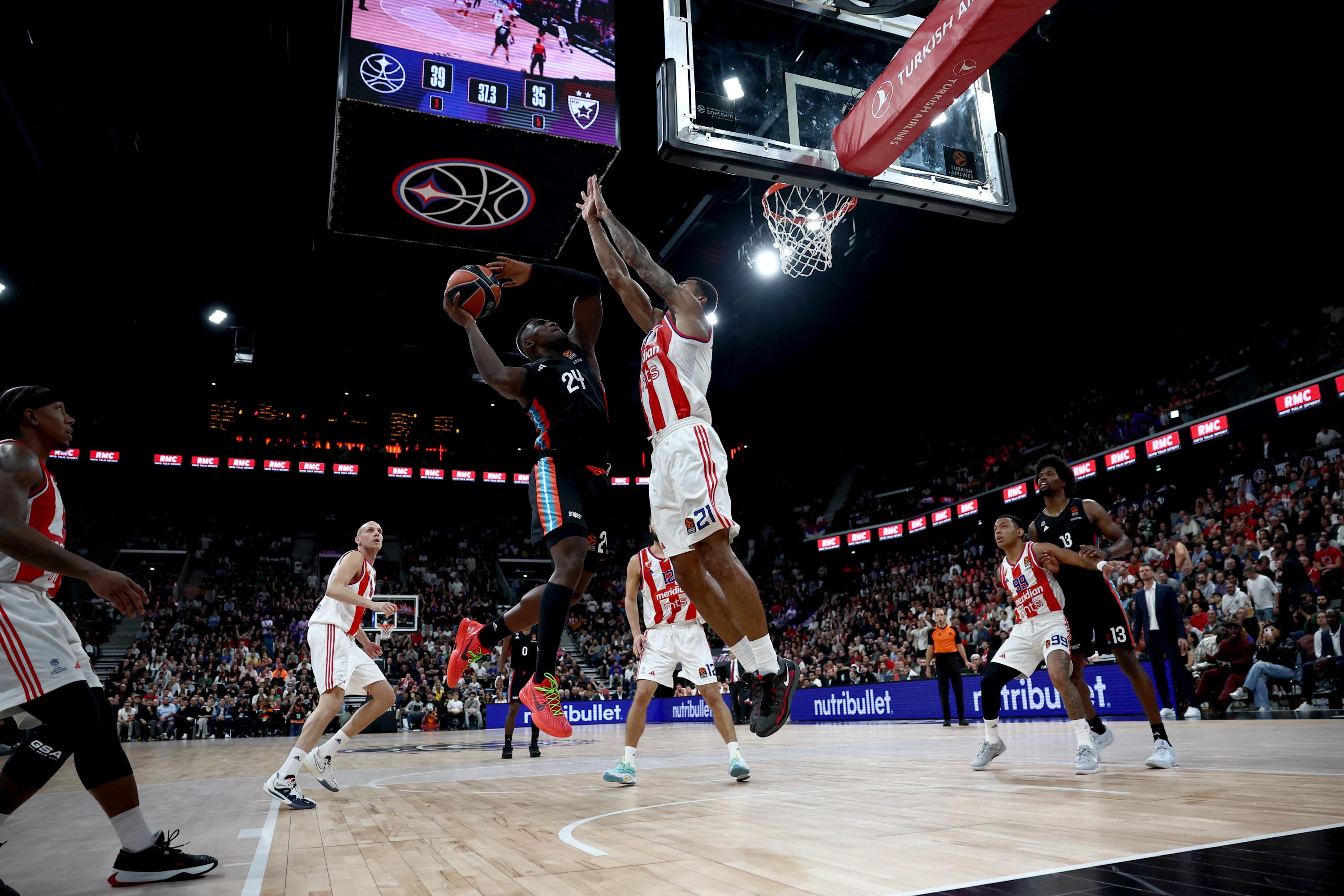 Basket : pour ses grands débuts en Euroligue, le Paris Basketball s'incline… à Belgrade-sur-Seine