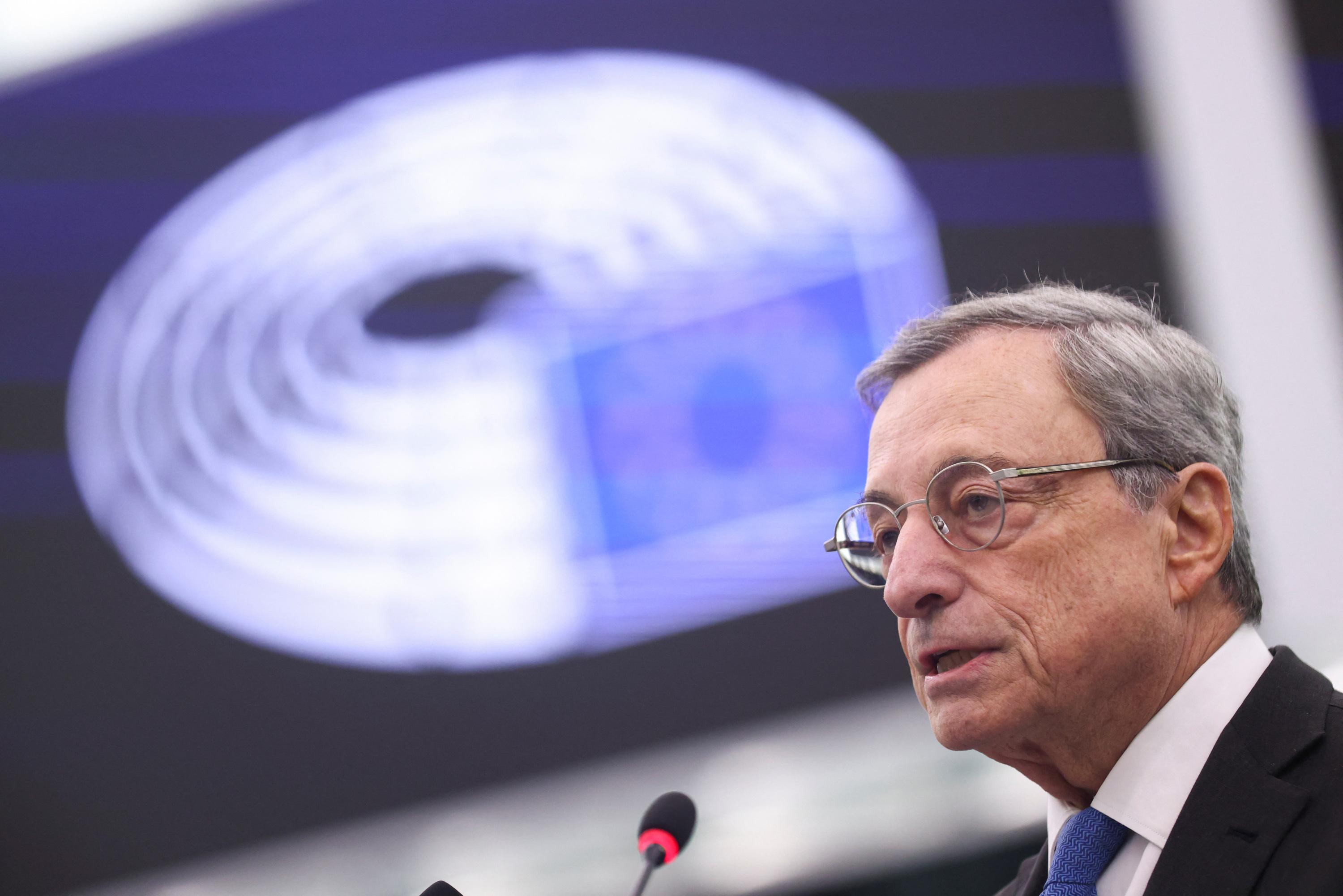 Mario Draghi inquiet à l’idée que l'Europe devienne «un mur de taxes douanières»