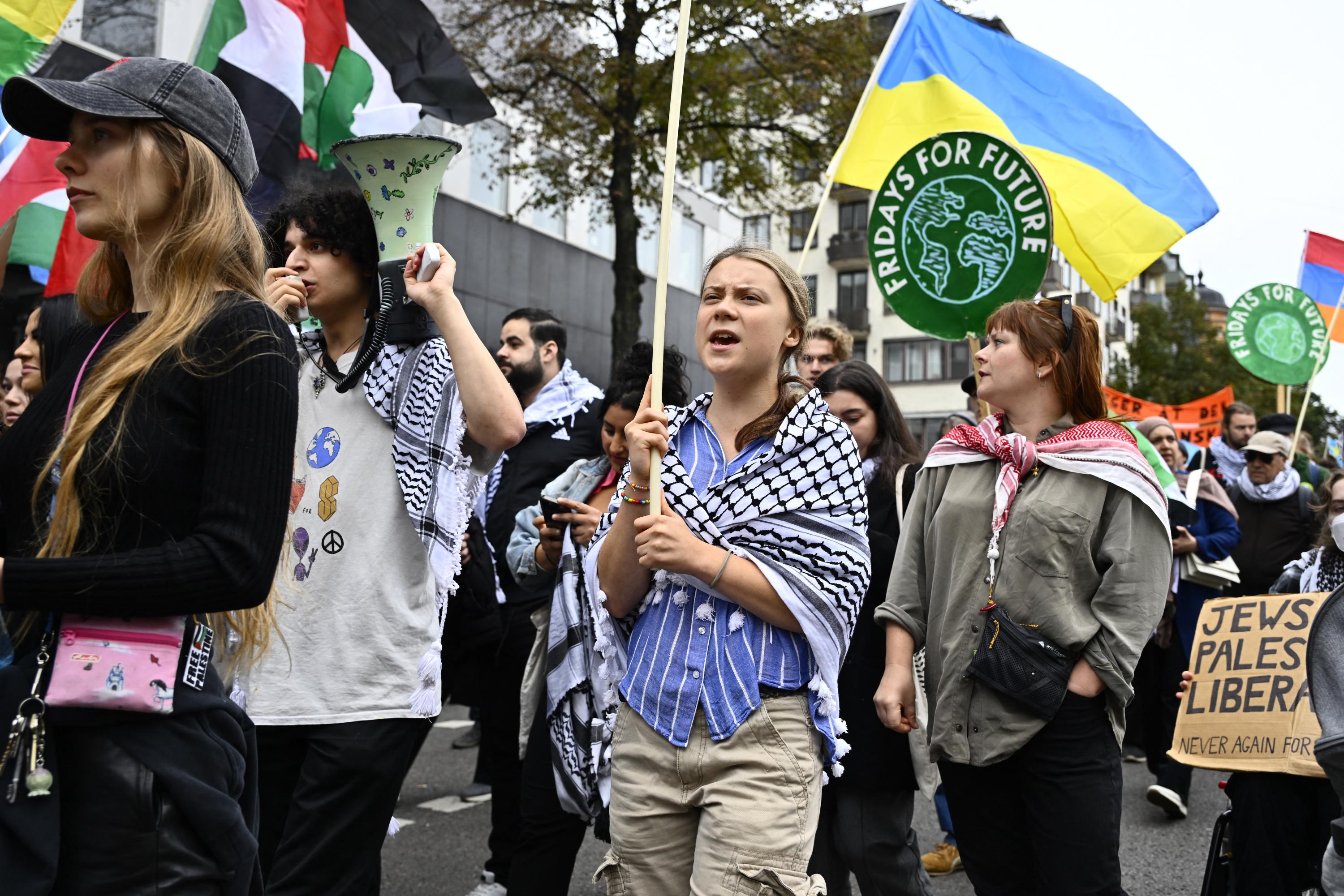 Allemagne : rassemblement d’étudiants propalestinien dispersé en raison de la venue de Greta Thunberg