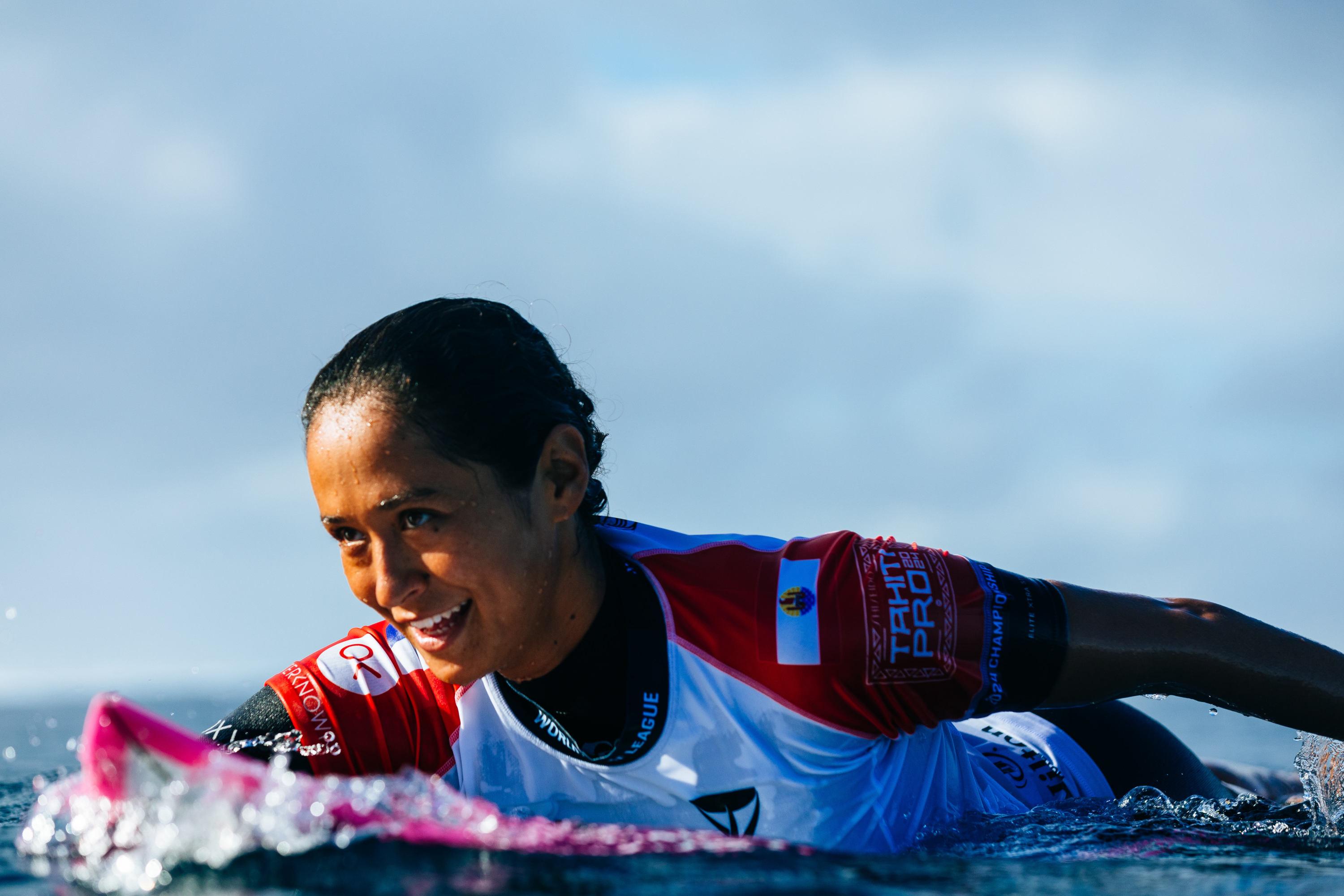 Surf: la tricolore Vahine Fierro accède au circuit pro en 2025