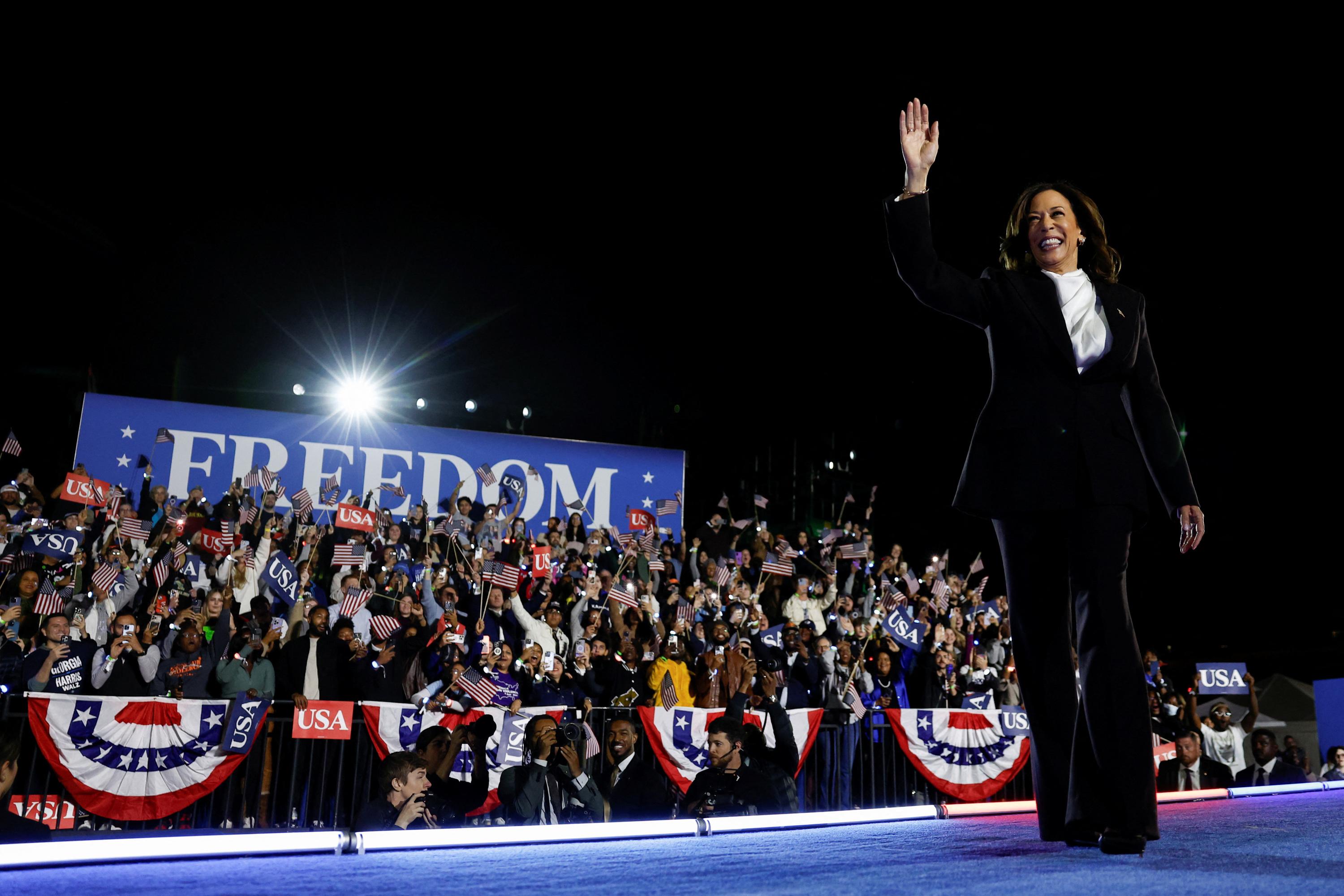 Présidentielle américaine : Kamala Harris s'engage à incarner «un avenir plein de promesses» face à Donald Trump