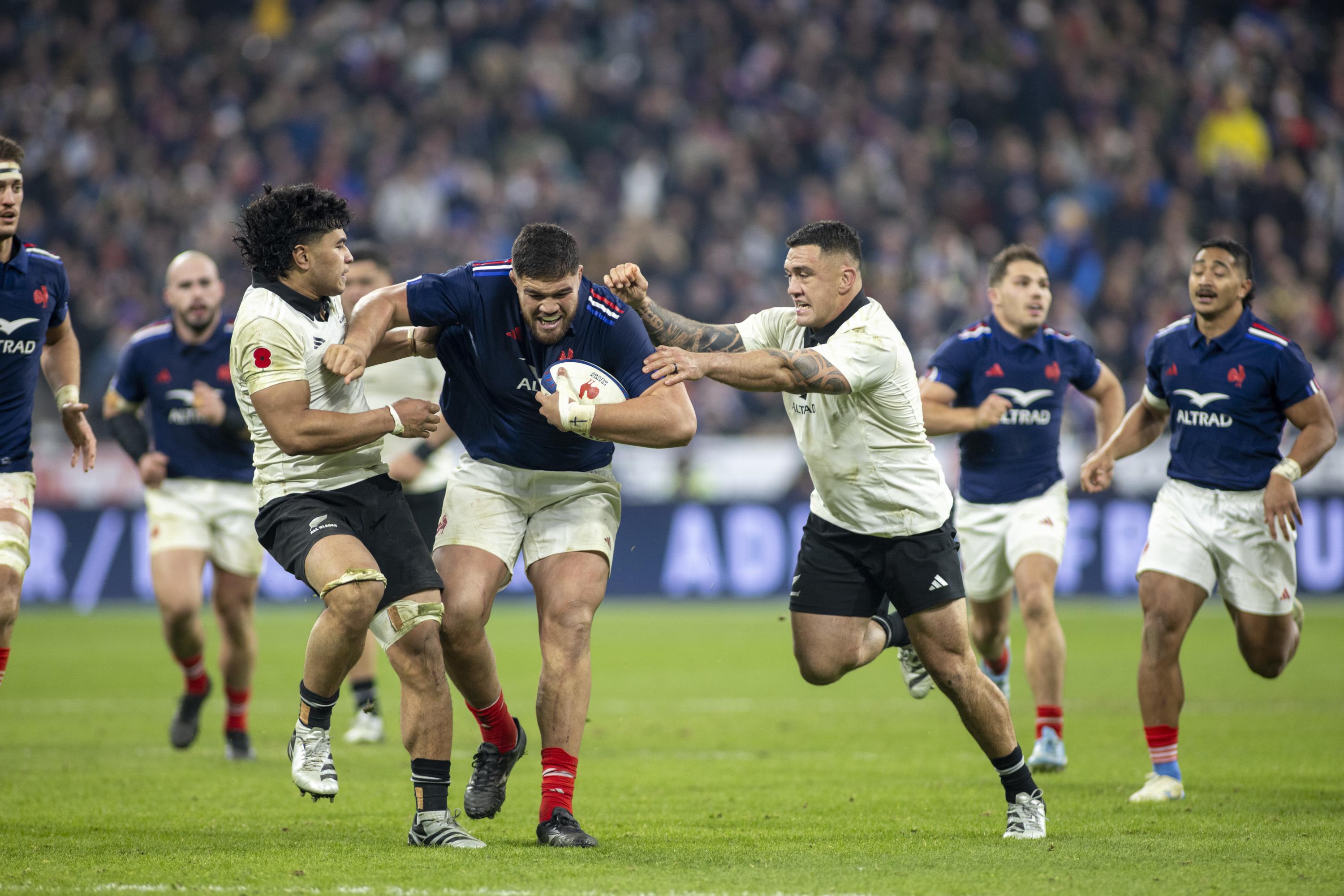 XV de France : un test de caractère réussi face aux All Blacks