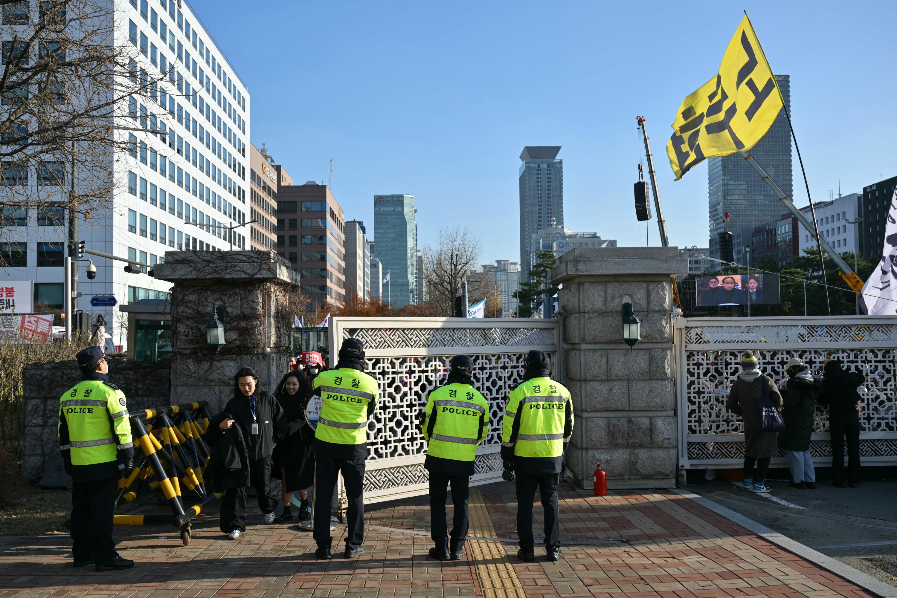 Corée du Sud: la police entravée dans sa perquisition des bureaux du président Yoon Suk Yeol