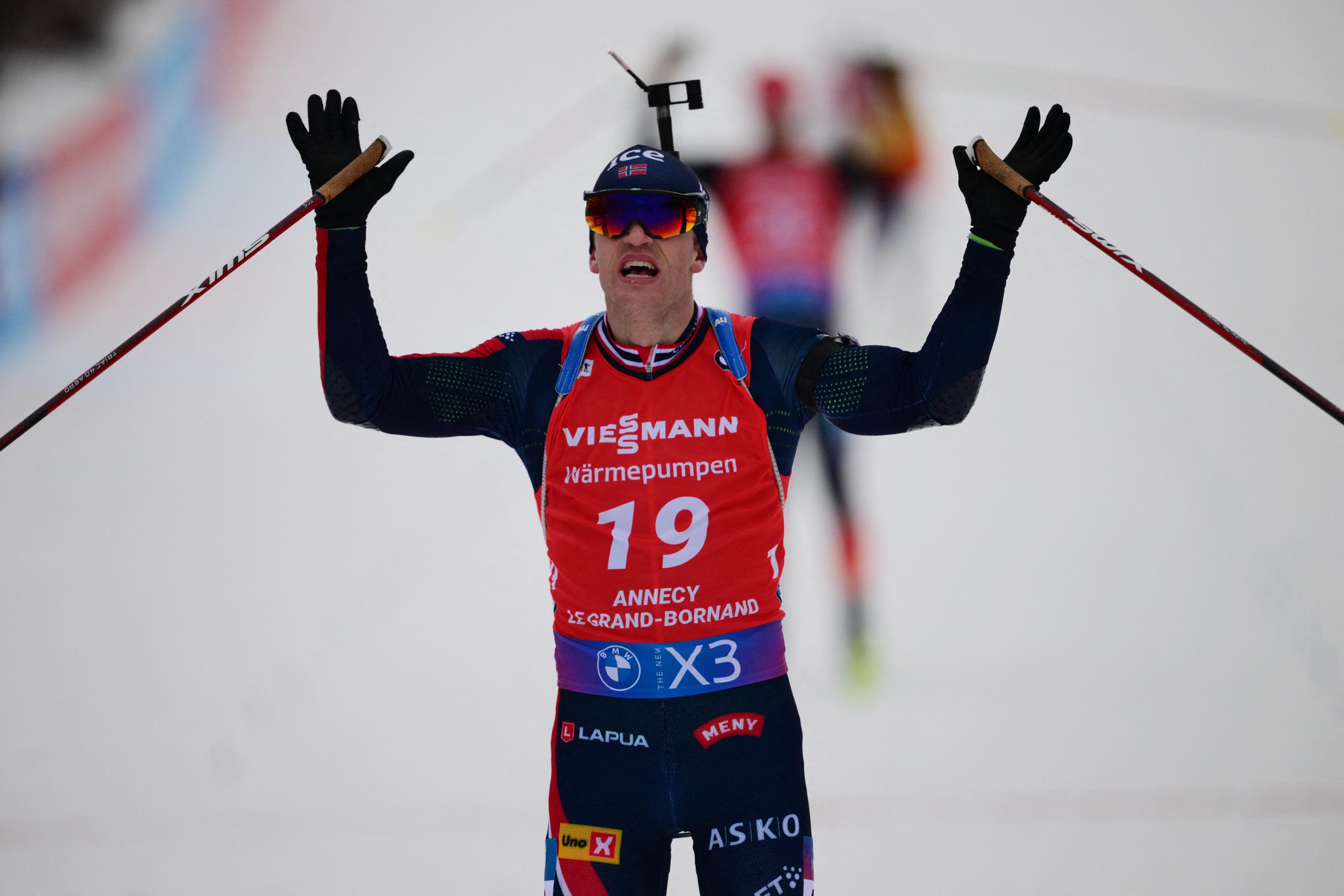 Biathlon : Tarjei Boe vainqueur de la mass start du Grand-Bornand, les Français en retrait