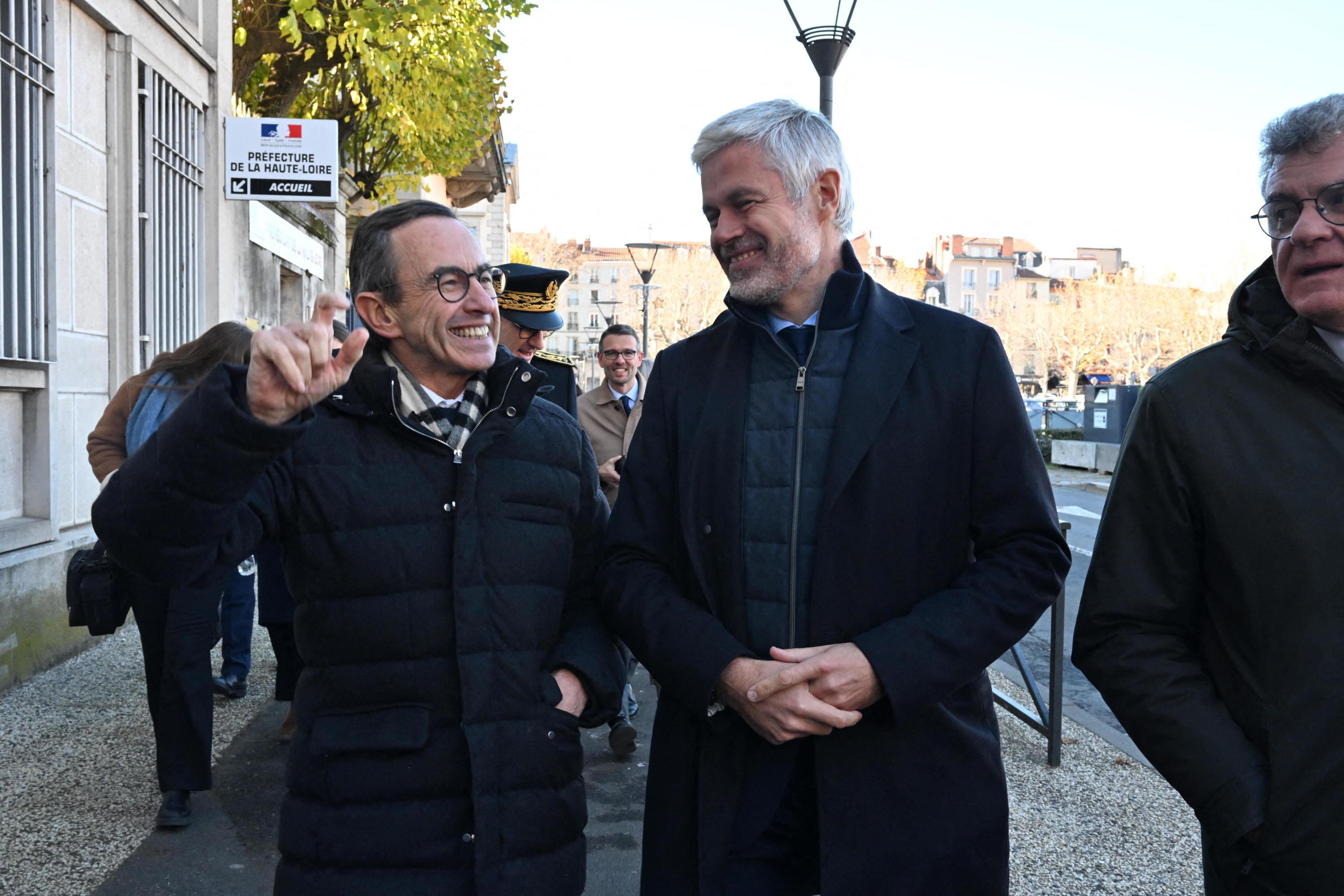 Présidence des Républicains: Laurent Wauquiez et Bruno Retailleau se lancent à la conquête des militants