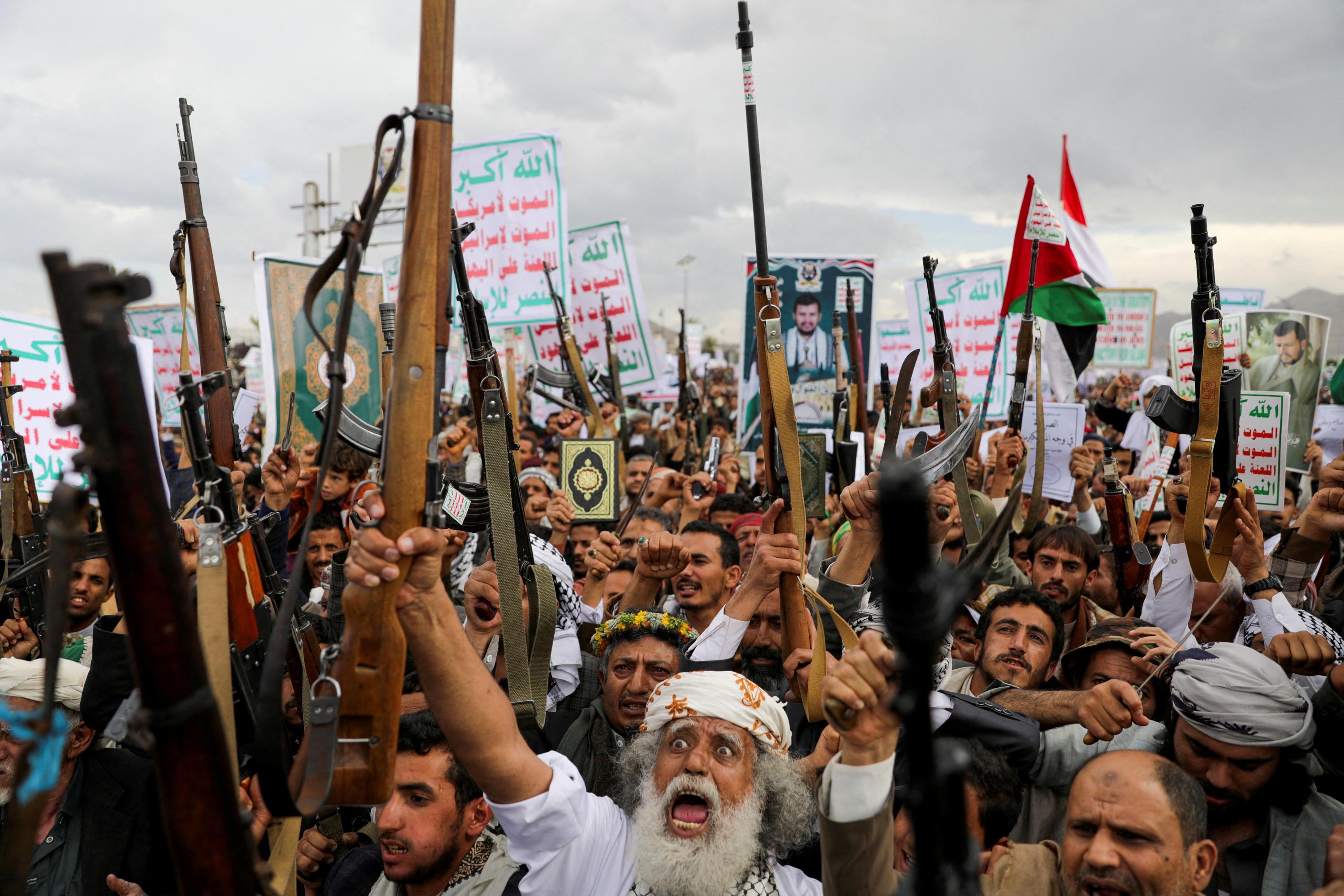 Yémen : les rebelles houthis font état de frappes «américano-israéliennes» à Hodeida