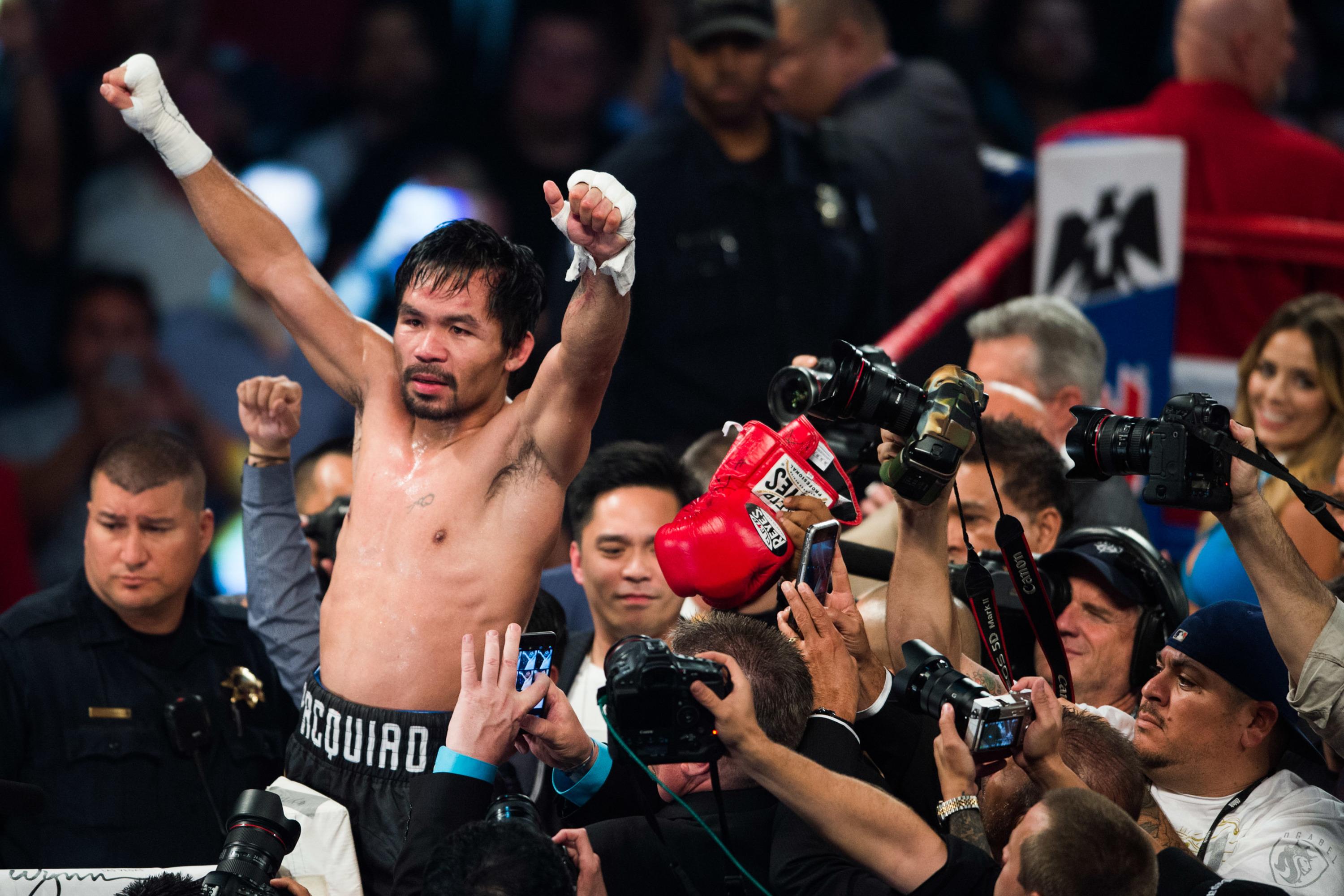 Boxe : Manny Pacquiao va sortir de sa retraite pour un titre mondial en jeu