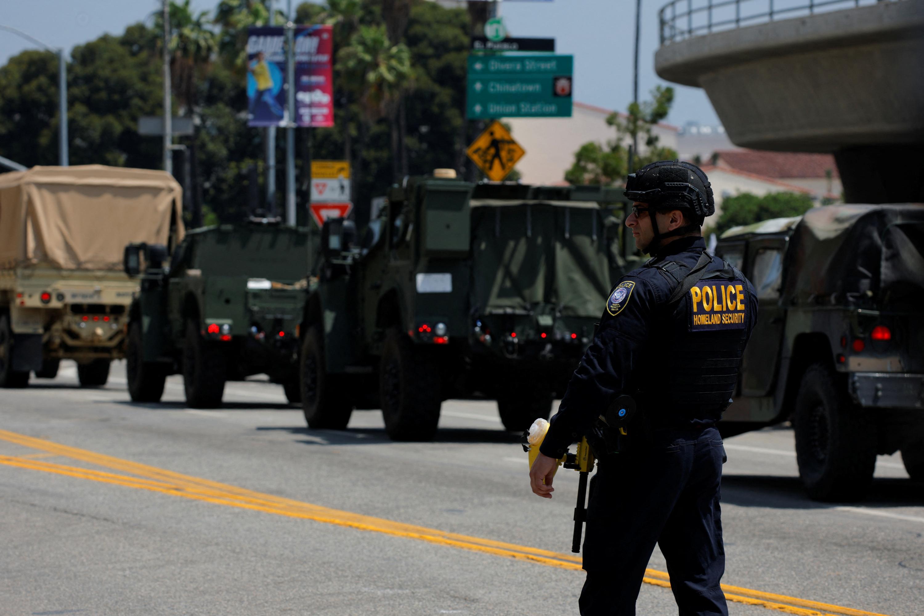 L’État de Californie demande à la justice d'empêcher le déploiement de soldats à Los Angeles